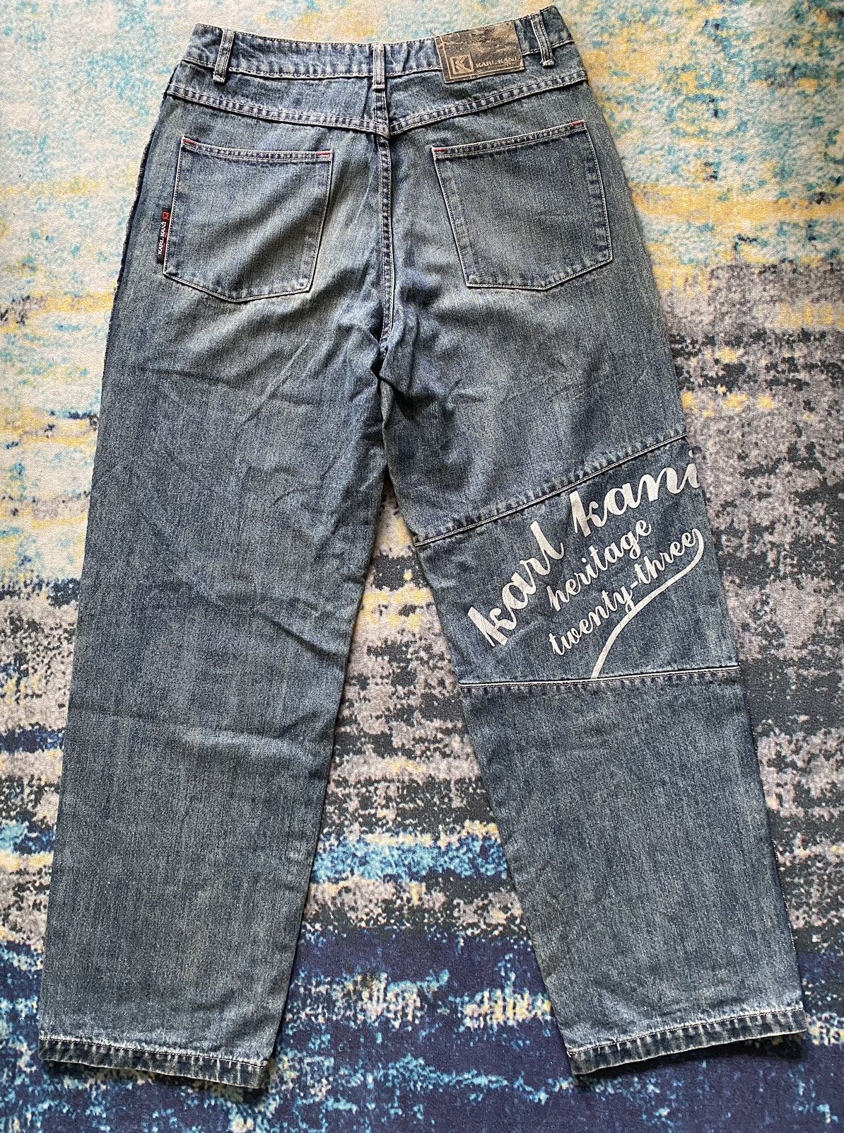 JNCO × Karl Kani Vintage Hip Hop Jeans Karl Kani Rare item Size US 30 / EU 46 - 2 Thumbnail