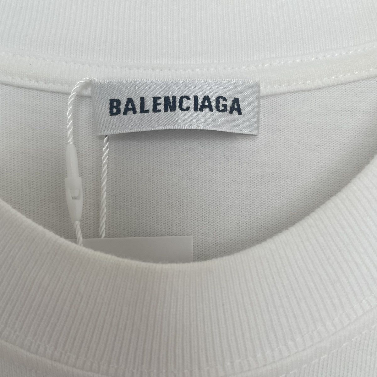 Balenciaga Balenciaga White Printed Logo T-Shirt K26WX Size S / US 4 / IT 40 - 7 Thumbnail
