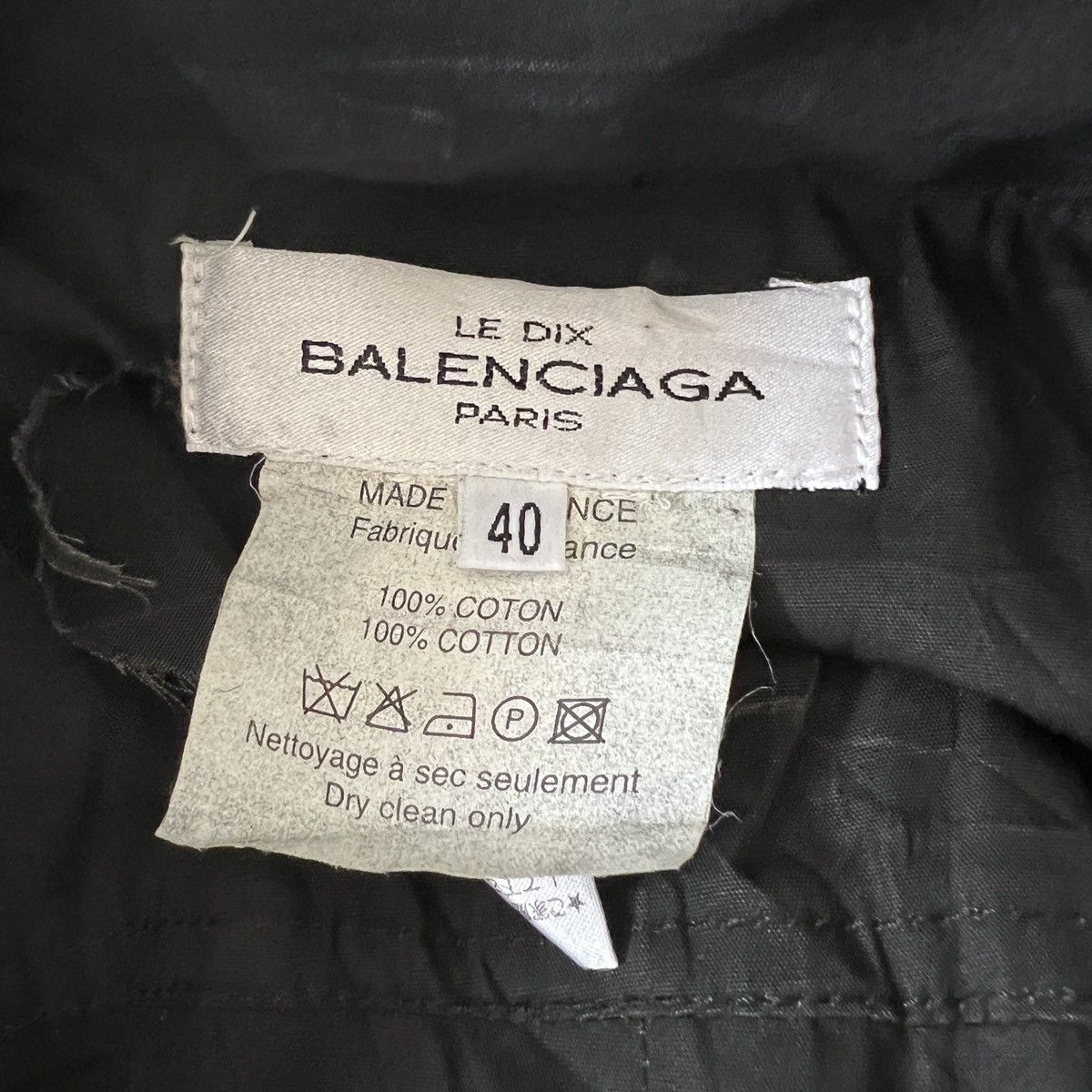 Balenciaga Balenciaga Le Dix Paris Shirt Cargo Tank Top Jacket Size US XS / EU 42 / 0 - 13 Thumbnail