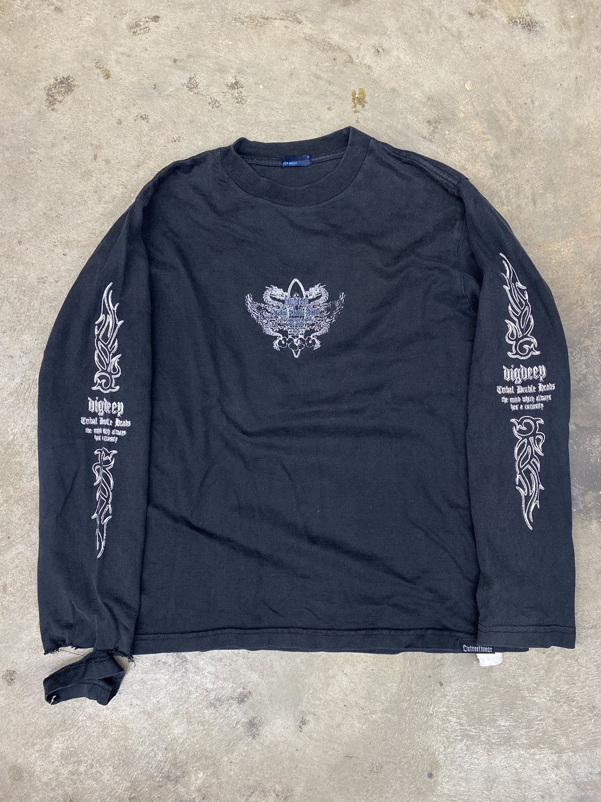 If Six Was Nine × Japanese Brand digdeep poem lengsleeve distress japanese style Size US S / EU 44-46 / 1 - 1 Thumbnail