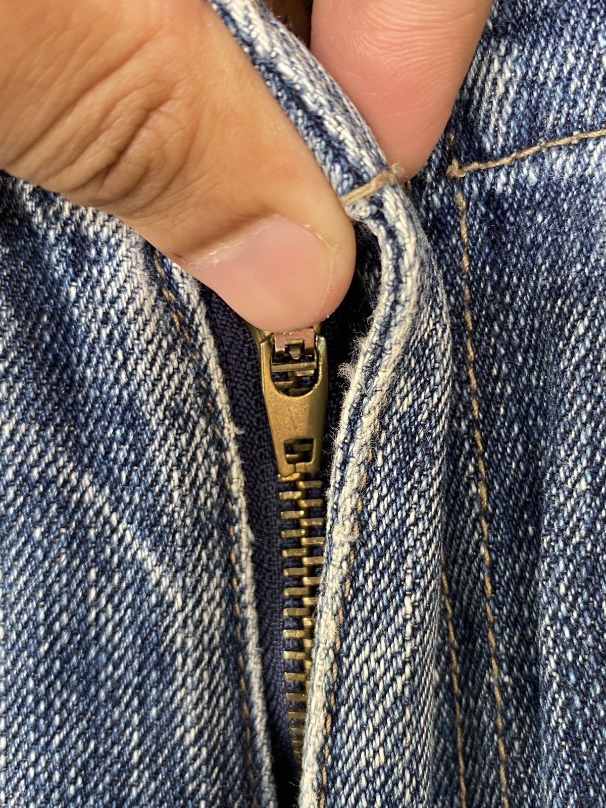 If Six Was Nine × Japanese Brand × Vintage Raw Edge Vintage Denim Size US 31 - 6 Thumbnail