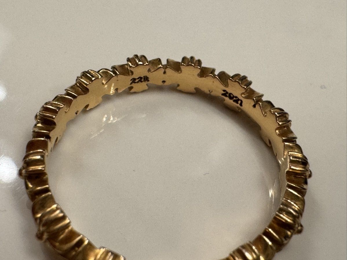 Chrome Hearts Chrome Hearts Tiny E Ring 22K Gold Band Size 9 Size ONE SIZE - 11 Thumbnail