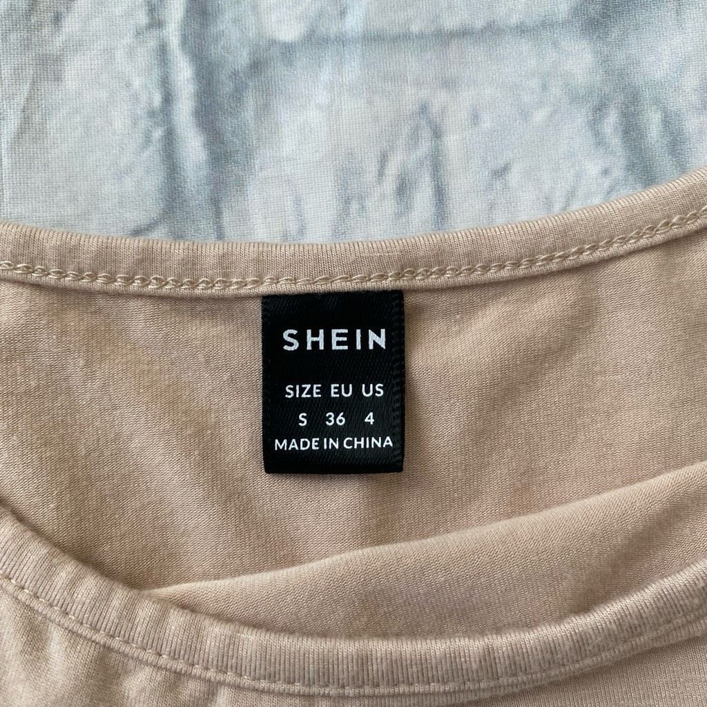 Shein SHEIN women S scoopneck crop tank top beige Size S / US 4 / IT 40 - 5 Thumbnail