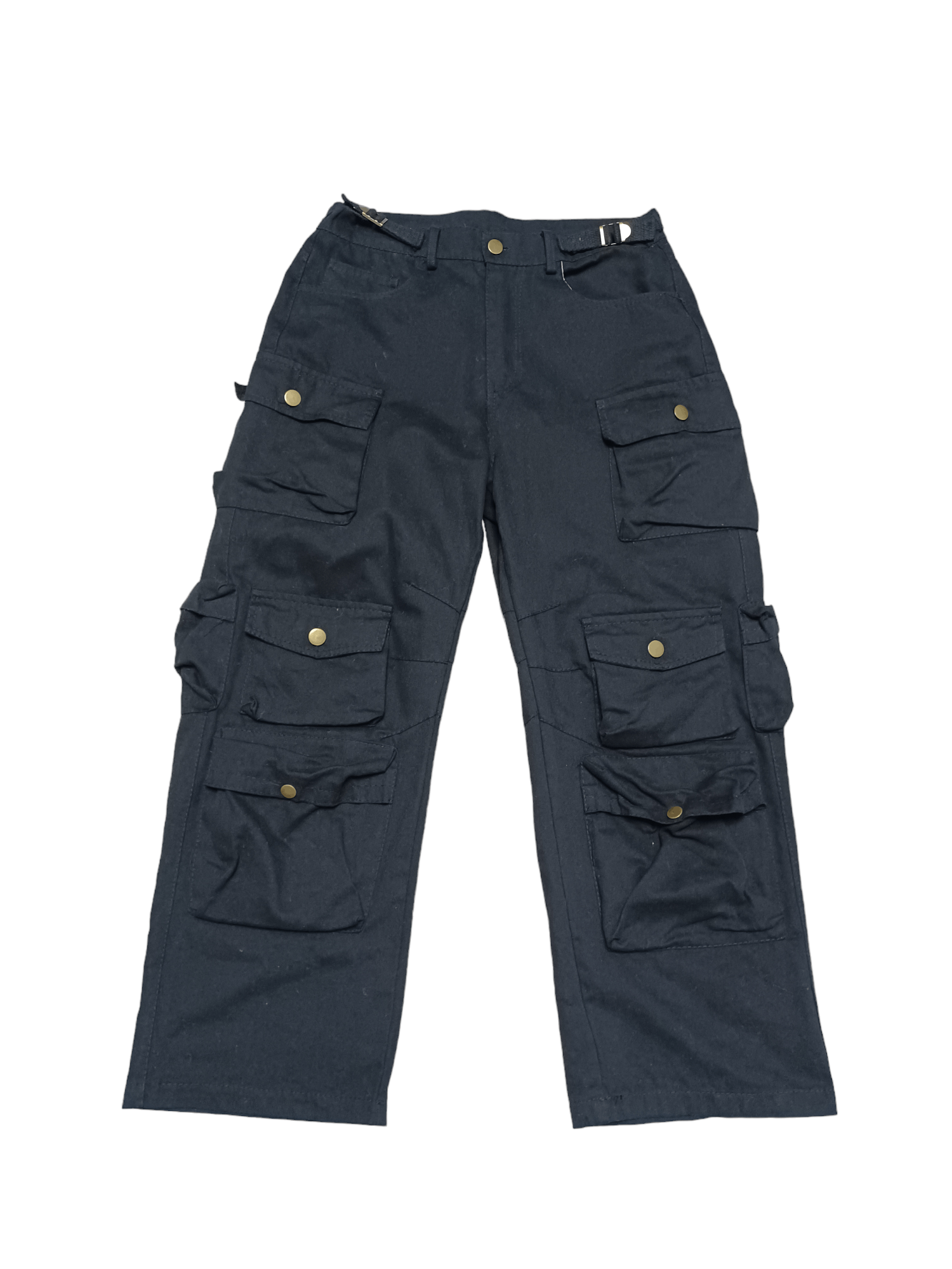 Pre-owned Avant Garde X Italian Designers Cargo Multipocket Made In Japan Avantgarde Fantastic Pants In Black