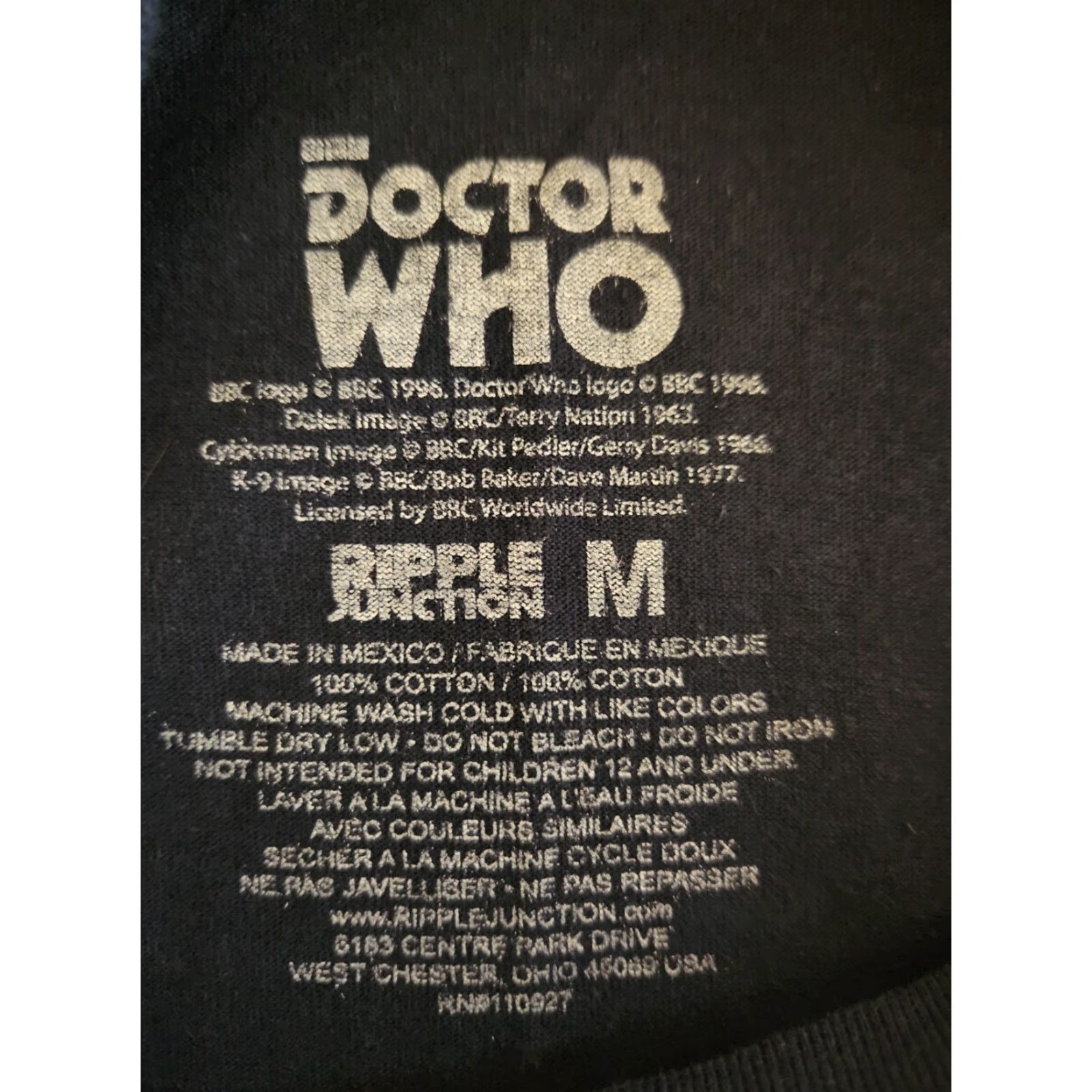 Ripple Junction Doctor Who Street Crossing Abbey Road Navy Blue Short Sleeve T-Shirt M Mens Size US M / EU 48-50 / 2 - 2 Thumbnail