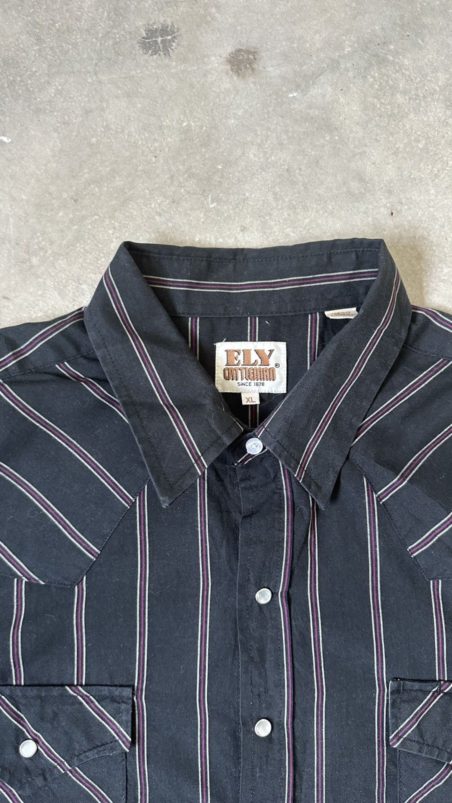 Vintage VINTAGD ELY CATTLEMAN WESTERN SHIRT Size US XL / EU 56 / 4 - 5 Thumbnail