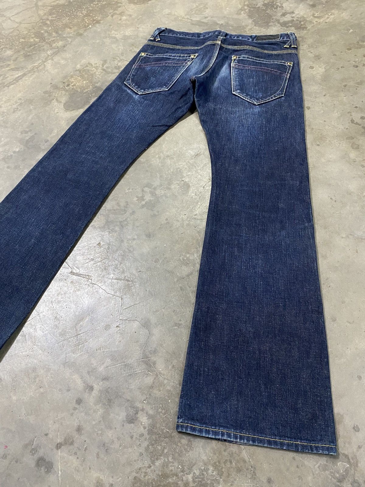Blue Blue Japan × Boycott × Japanese Brand Flared🔥 Boycott Blue Jeans Made in Japan @207 Size US 30 / EU 46 - 2 Thumbnail