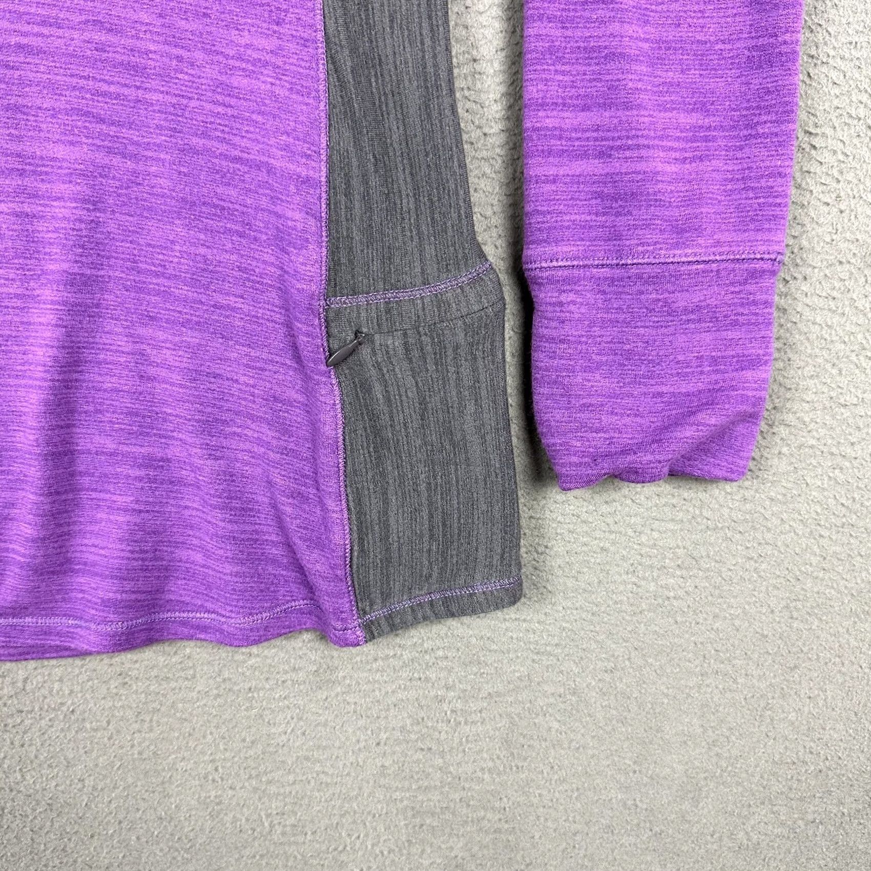 Footjoy FootJoy Hoodie Sweatshirt Women XL Purple French Terry Pullover Cowl Neck Pocket Colorblock Golf Activewear Casual 90s? Size XL / US 12-14 / IT 48-50 - 7 Thumbnail
