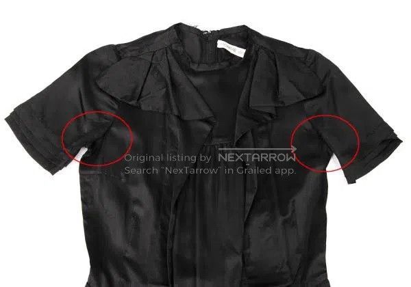 Comme des Garcons Comme des Garcons Black Retro Design Dress Size S / US 4 / IT 40 - 4 Thumbnail