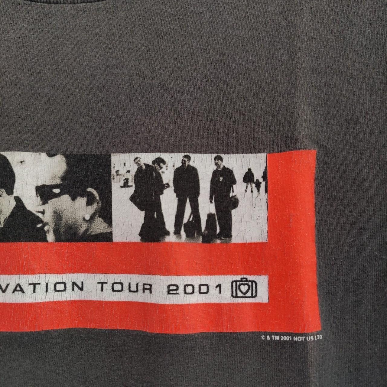 Band Tees × Vintage vintage U2​ - Elevation Tour 2001 Size US L / EU 52-54 / 3 - 5 Thumbnail