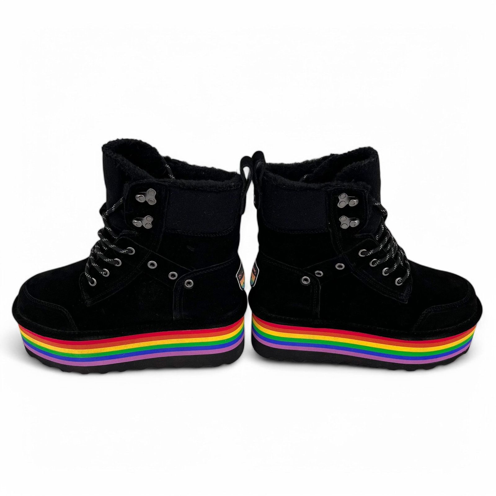 Other Bearpaw Retro Alicia Boots Black Rainbow Platform Womens 8 Size US 8 / IT 38 - 7 Thumbnail