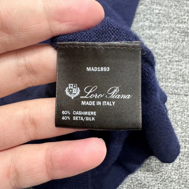 Loro Piana loro piana V-neck knitted cashmere sweater 2505-Nextarrow Size US M / EU 48-50 / 2 - 3 Thumbnail