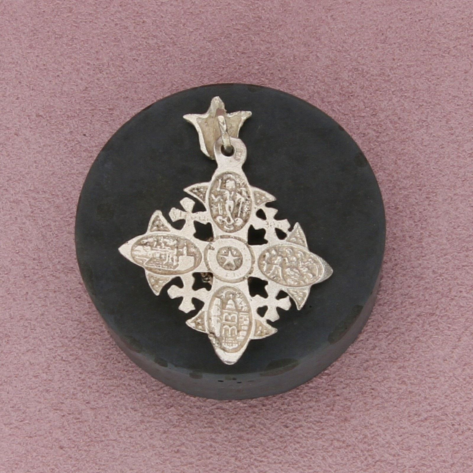 Sterling Silver sterling silver vintage crusaders cross pendant Size ONE SIZE - 2 Thumbnail