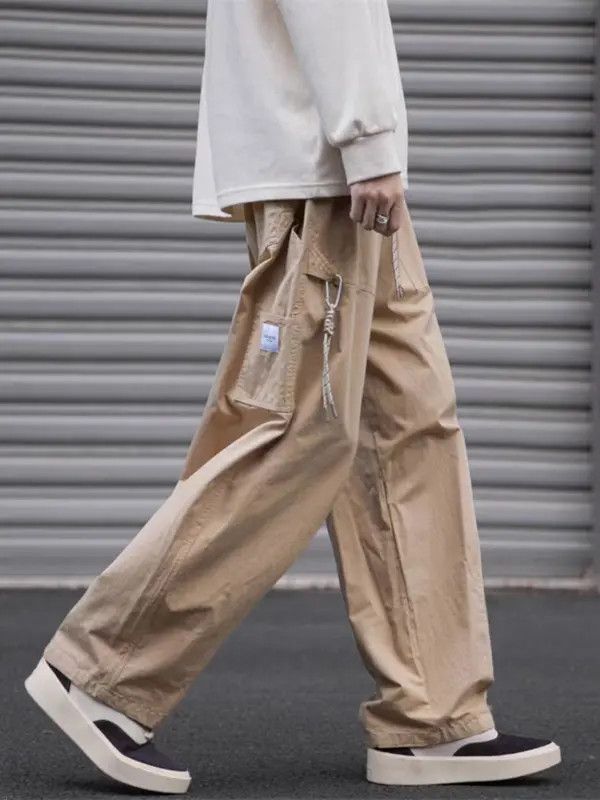 VIBE Khaki High Street Vintage Loose Casual Pants Size US 28 / EU 44 - 7 Thumbnail