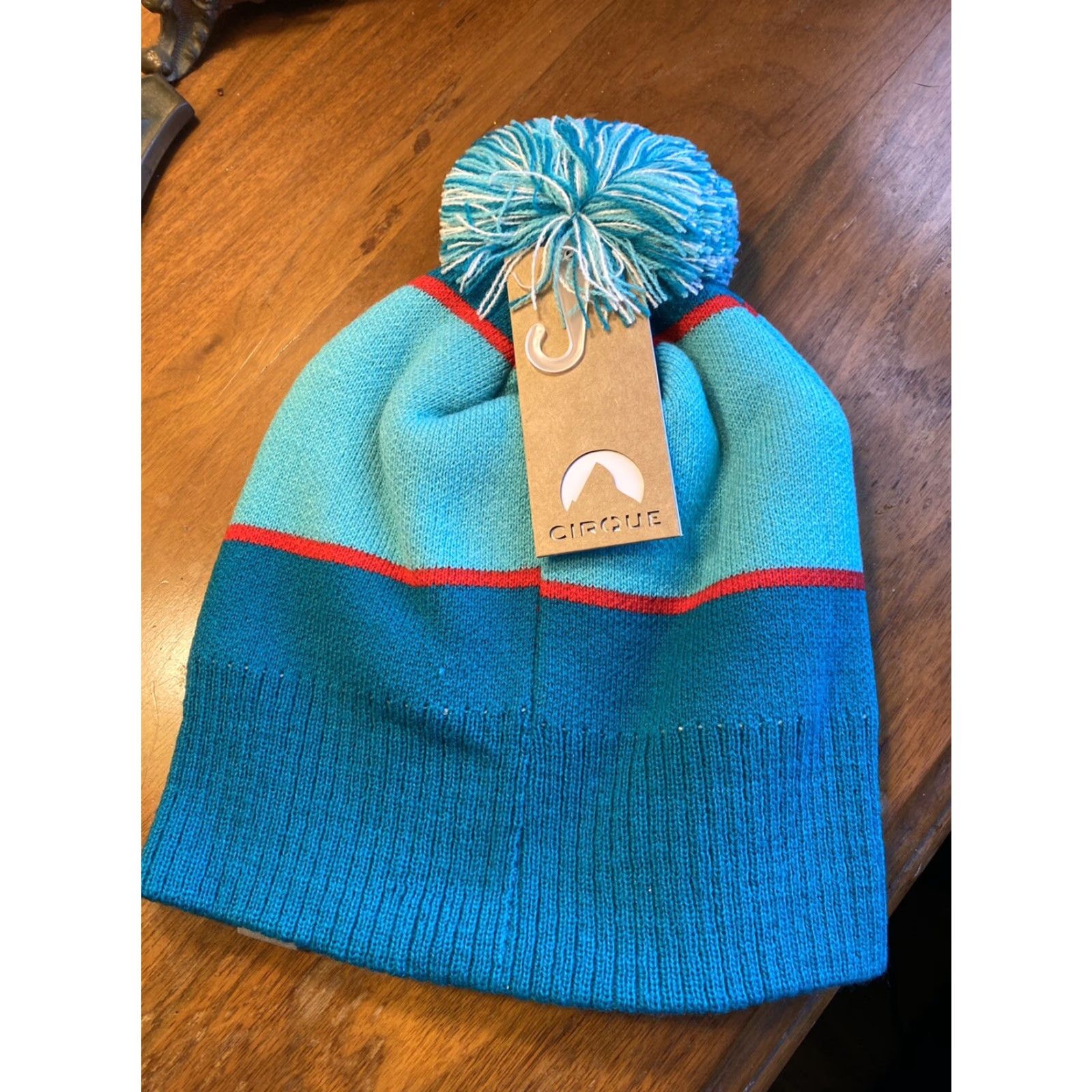 Vintage Cirque Beanie Unisex Fly Like an Eagle Green One Size Ski Freestyle Apres Mens Womens Boys Girls Size ONE SIZE - 3 Thumbnail