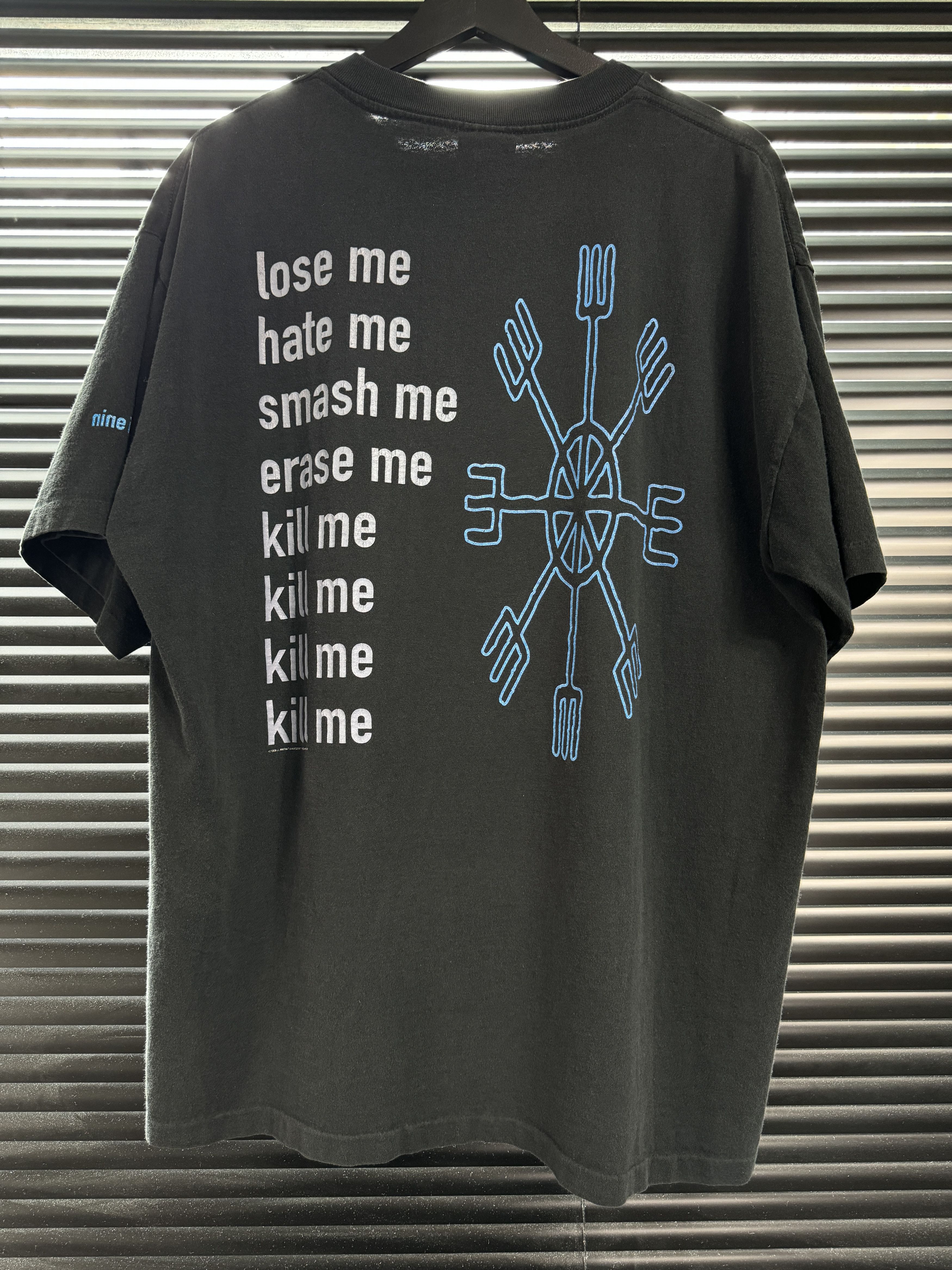 Band Tees Vintage 90s Nine Inch Nails ‘Eraser’ T-shirt Size US XL / EU 56 / 4 - 2 Thumbnail