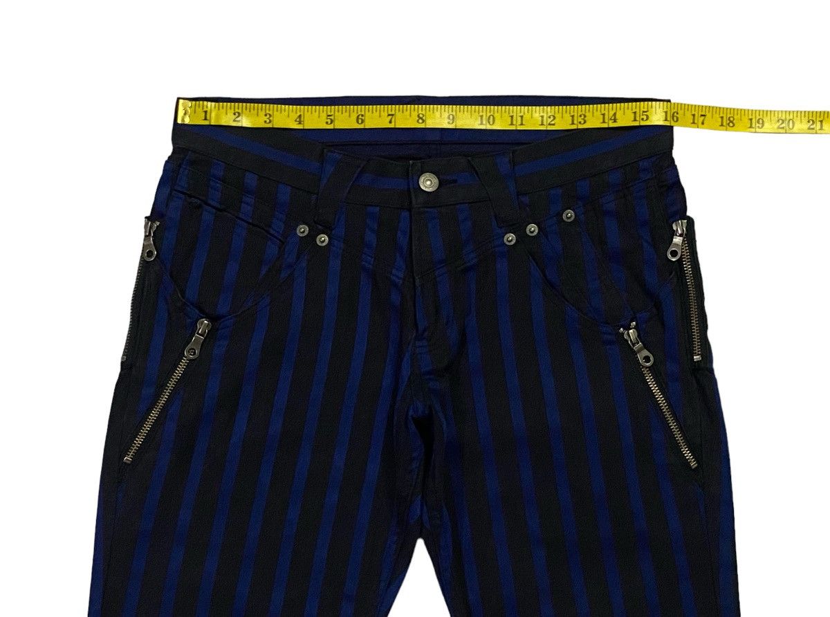 PPFM PPFM Striped Black And Blue Jeans Size US 32 / EU 48 - 4 Thumbnail