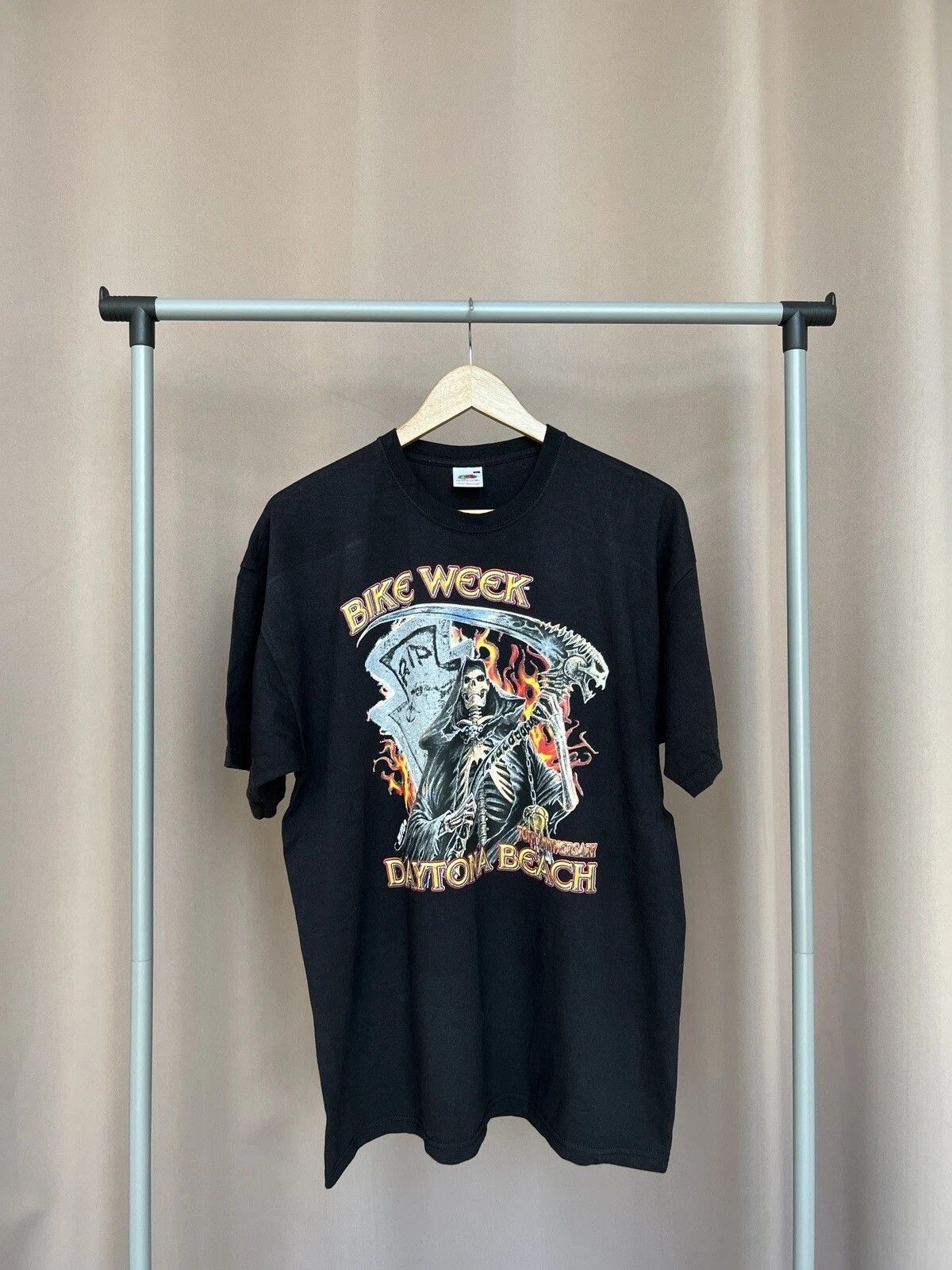 Fruit Of The Loom Daytona Beach Bike Week T-Shirt Mens Size XL Motorcycle Size US XL / EU 56 / 4 - 1 Thumbnail