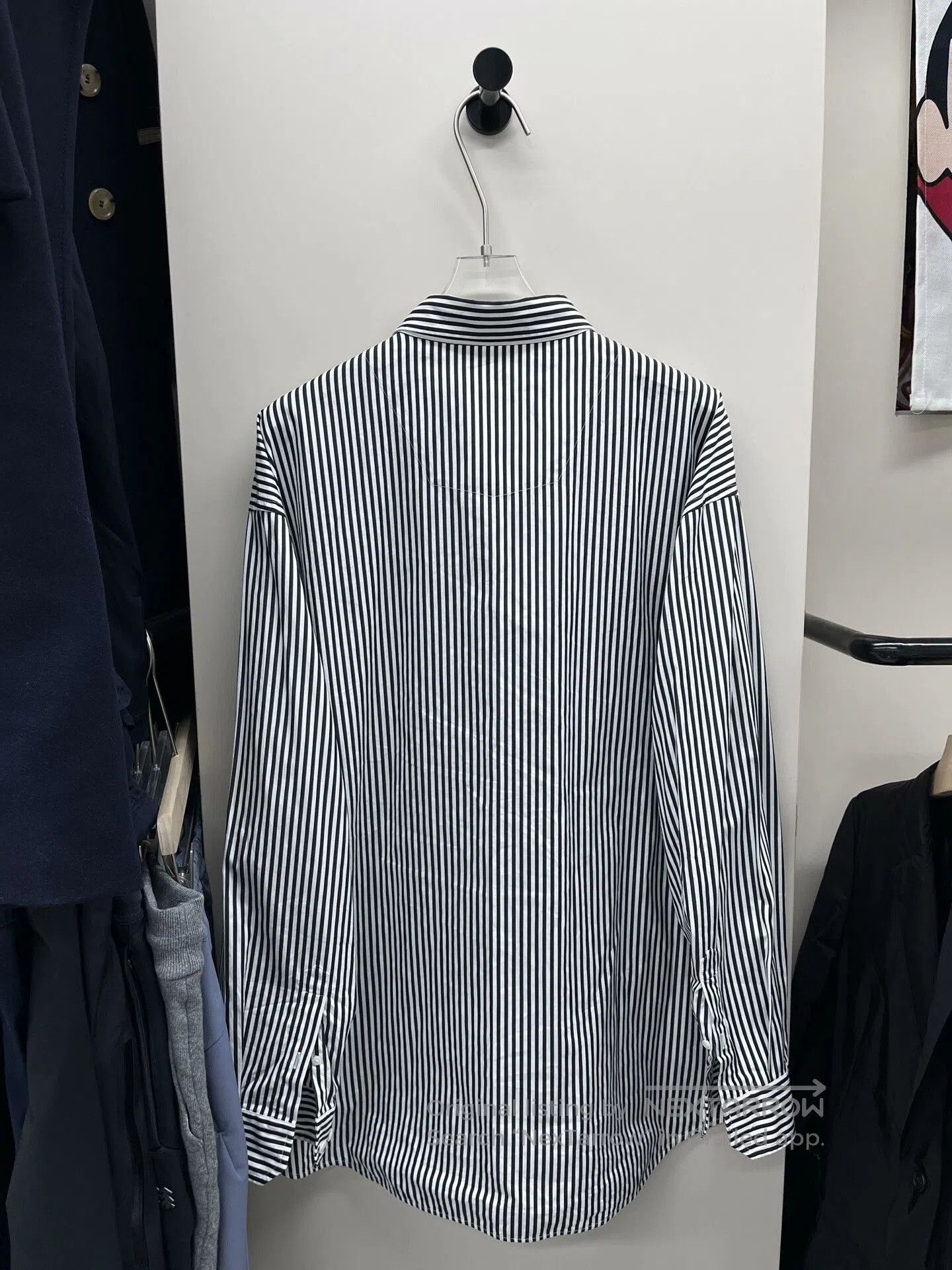 Balenciaga Balenciaga Embroidered Stripe Shirt Coat. Size US XS / EU 42 / 0 - 2 Thumbnail