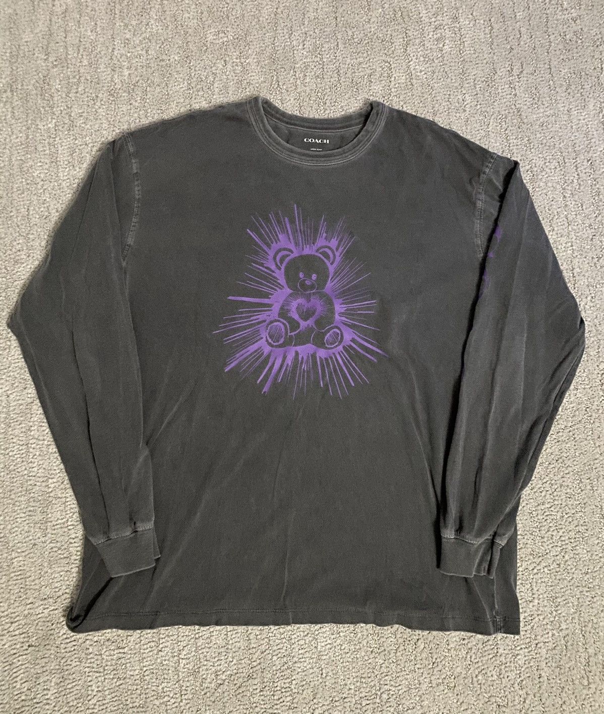 Coach Coach Long Sleeve Bear Tee Size US M / EU 48-50 / 2 - 1 Thumbnail