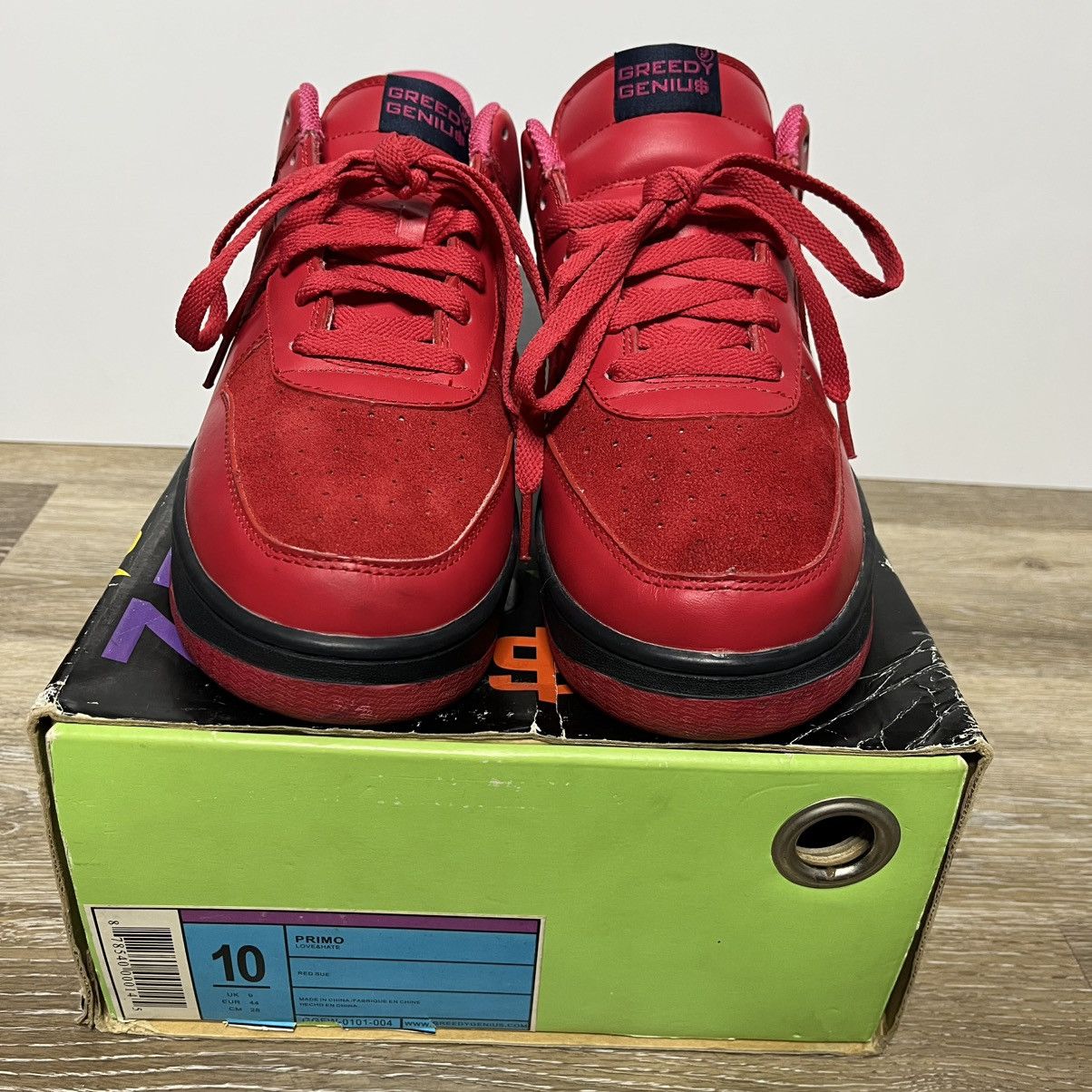 Greedy Genius × Vintage RARE y2k greedy genius love hate skate shoe Size US 10 / EU 43 - 4 Thumbnail