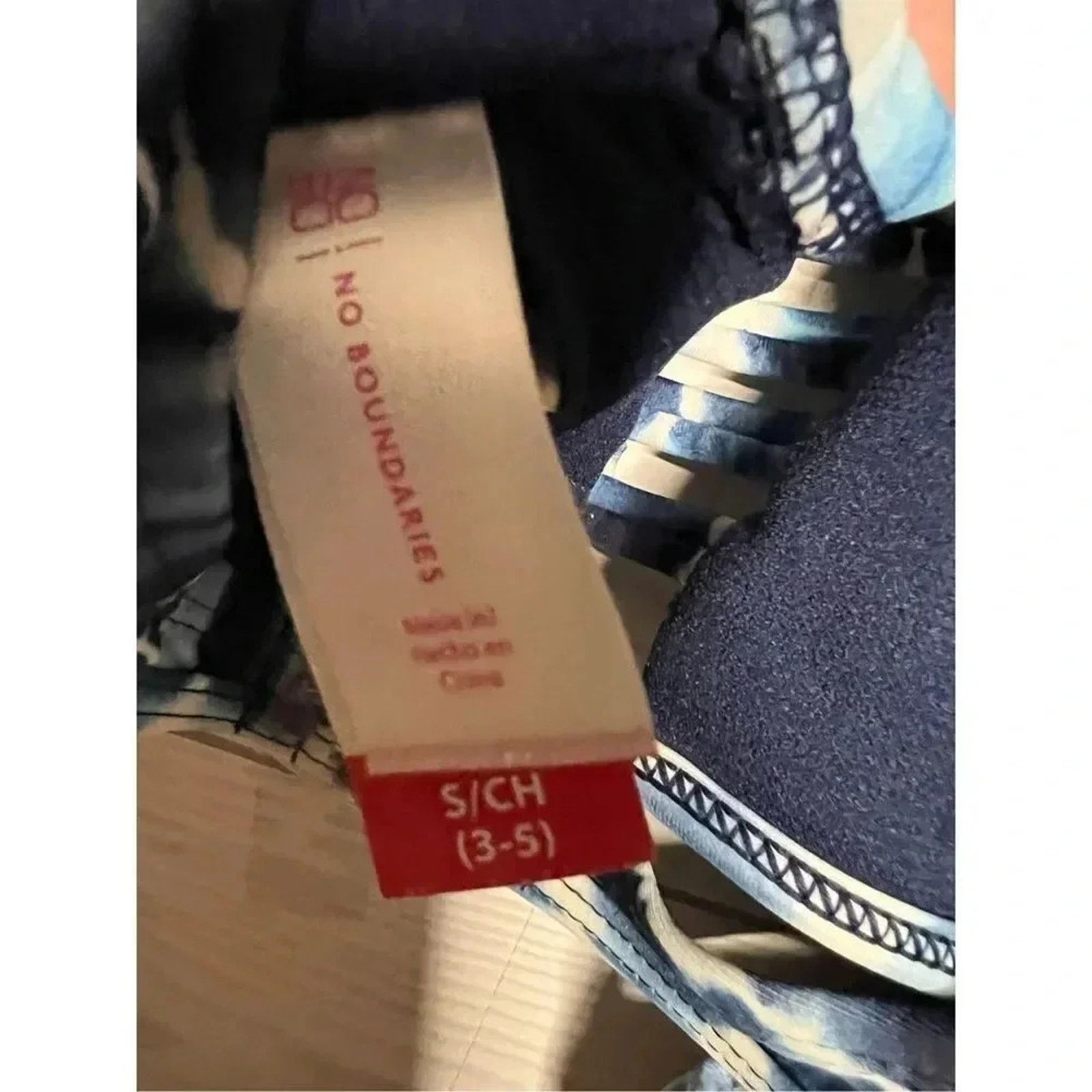 Other No Boundaries blue tiedye halter lattice bikini size Jr 3-5 Size ONE SIZE - 4 Thumbnail