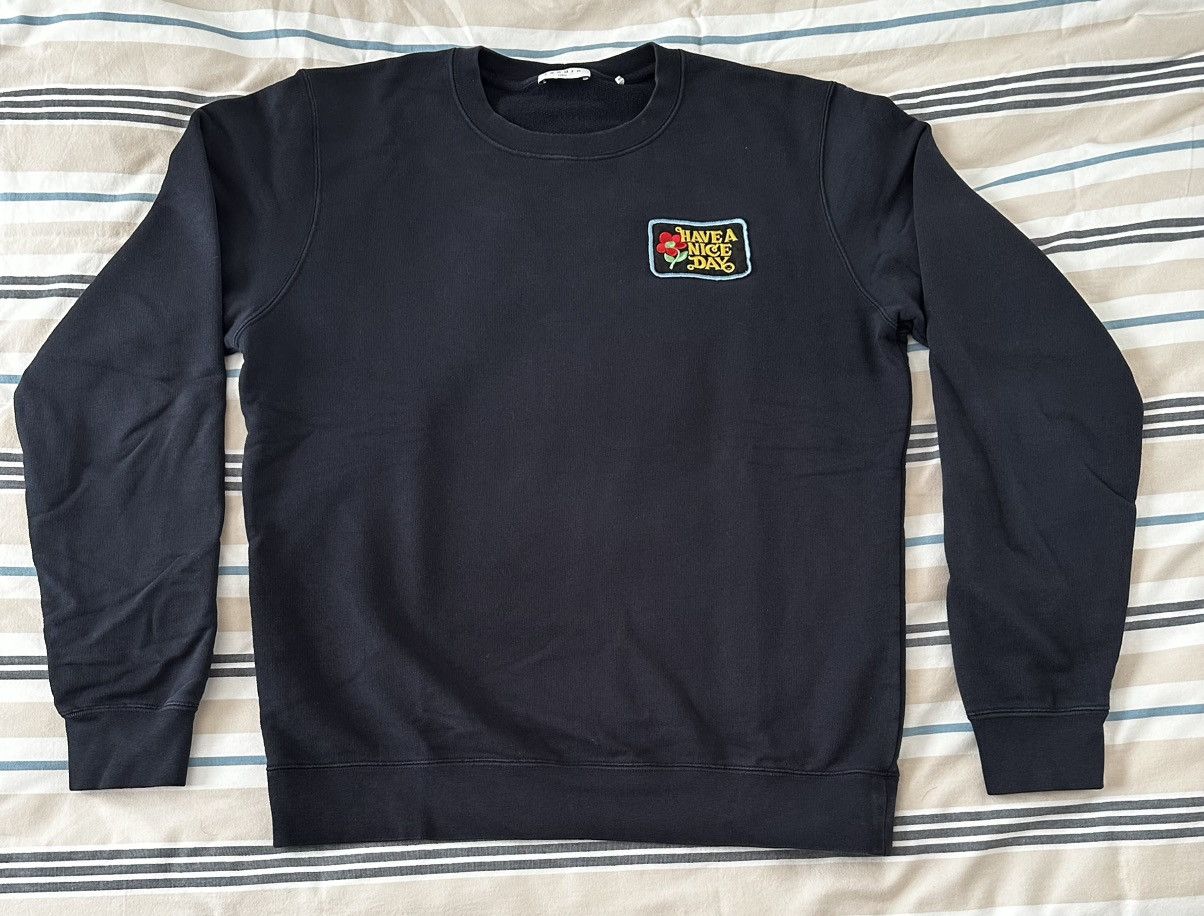 Sandro Sandro Paris “Have a Nice Day” Sweatshirt Size US L / EU 52-54 / 3 - 1 Thumbnail