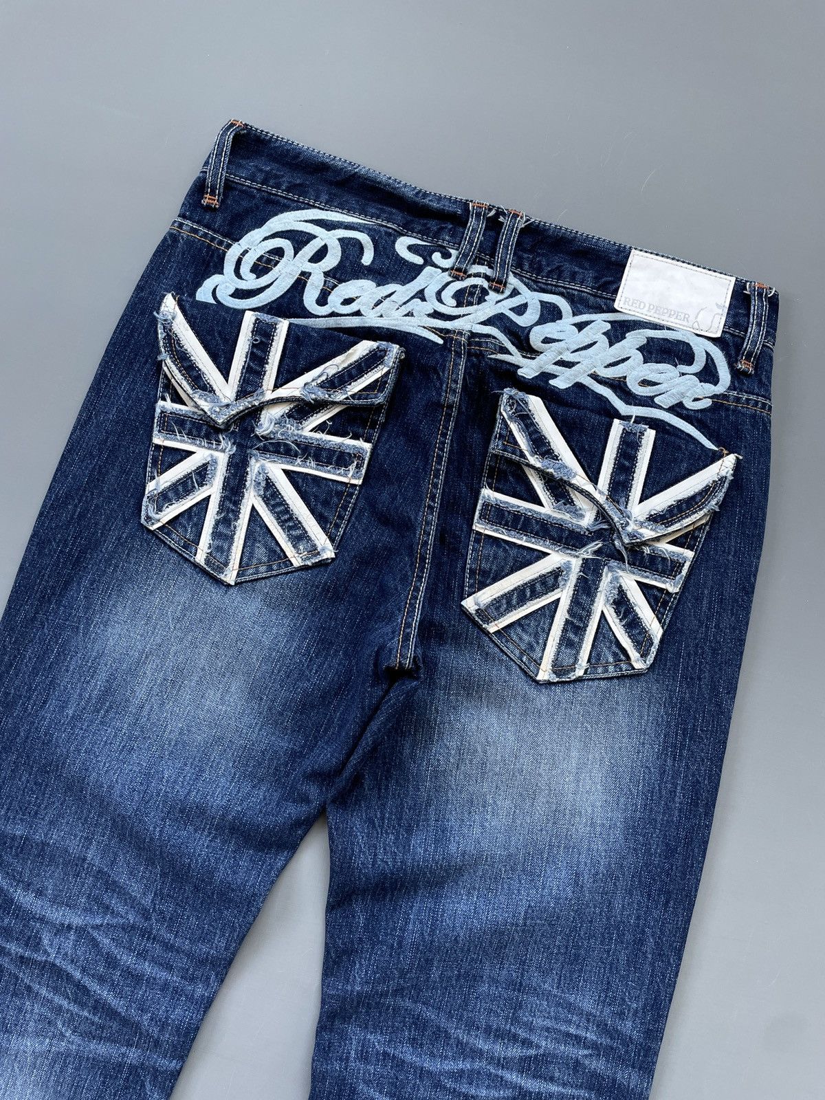 Other Red Pepper Embroidery Jeans (P118) Size US 32 / EU 48 - 4 Thumbnail