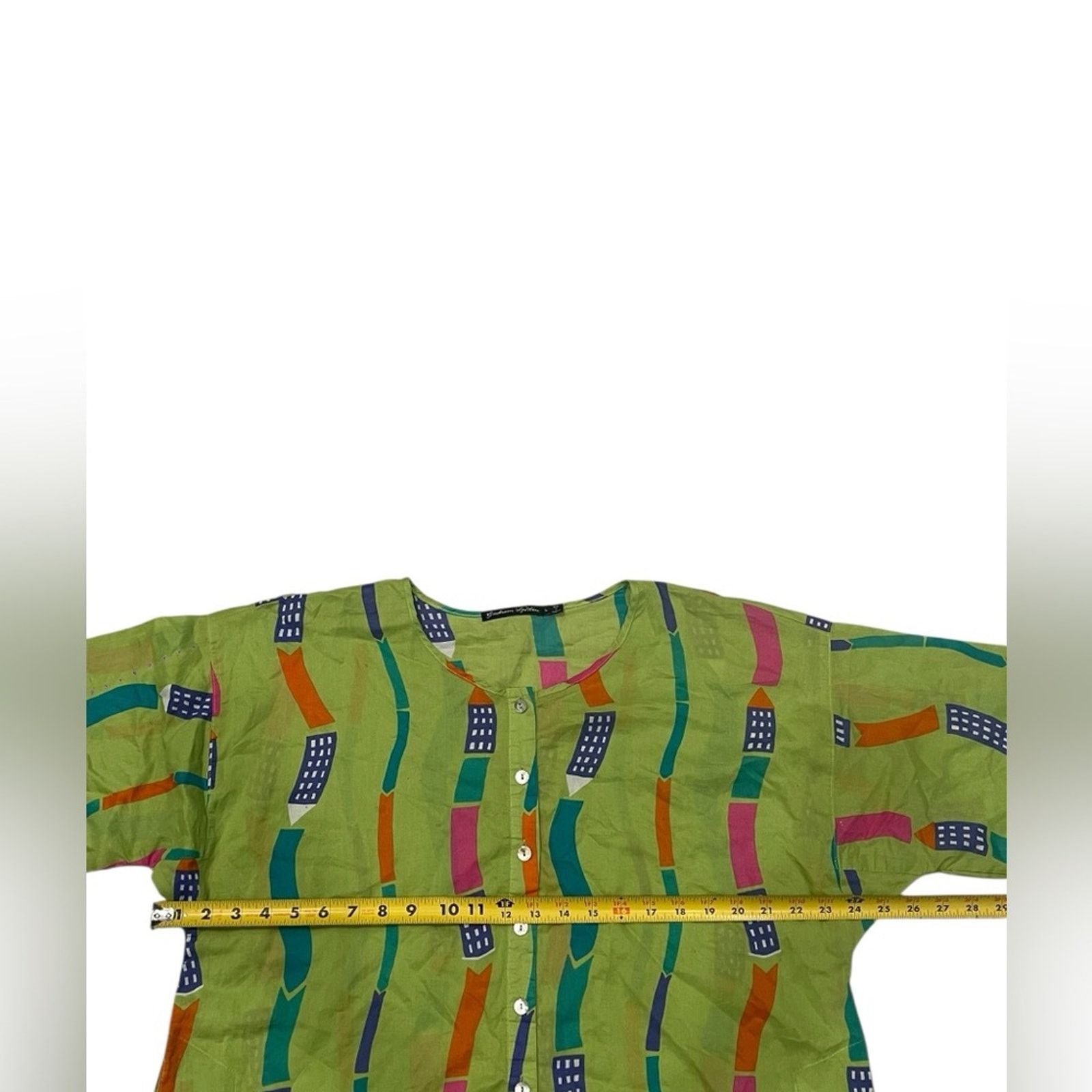 Other GUDRUN SJÕDEN Organic Cotton Blend print Tunic Top SZ:L Size L / US 10 / IT 46 - 4 Thumbnail