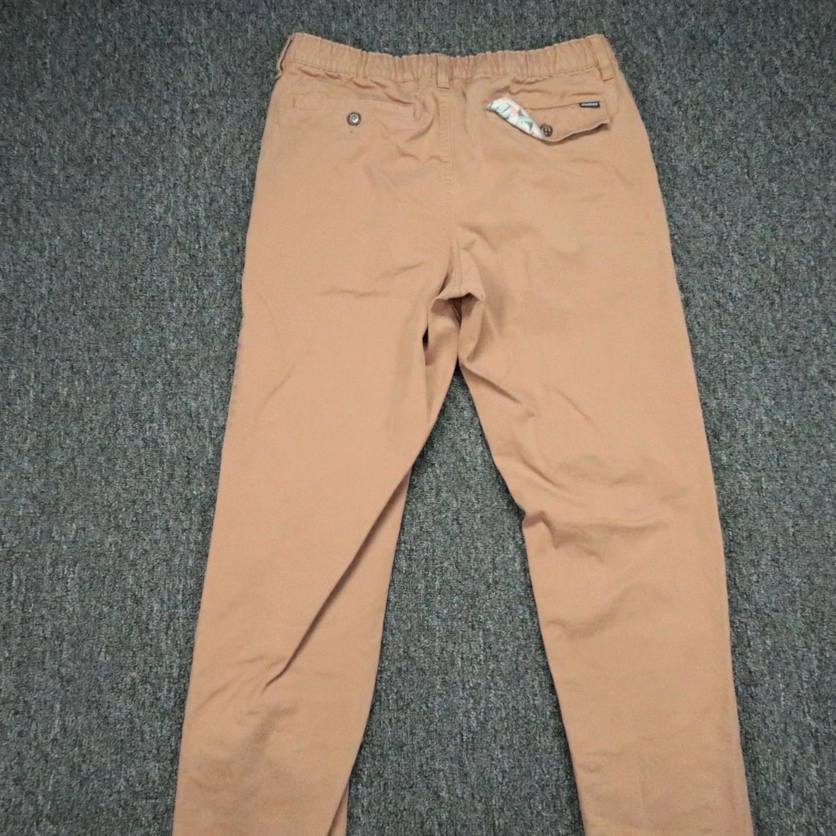 Chubbies Chubbies Pants Mens Small Brown Chino Trouser 30x30 Straight Pocket Zip Front Regular Size 30 Inseam 30 Size US 29 - 6 Thumbnail