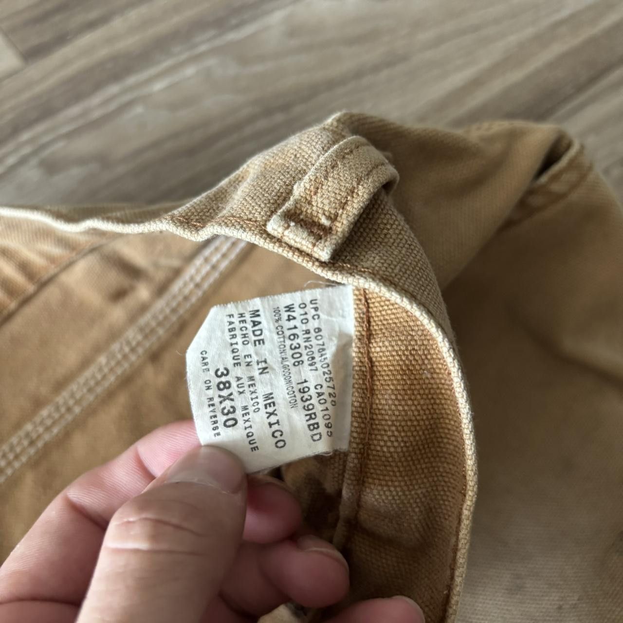 Dickies Crazy Vintage Y2K/2000s Baggy Khaki Dickies Workwear Skater Carpenter Pants! 38x30 Size US 38 / EU 54 - 8 Thumbnail