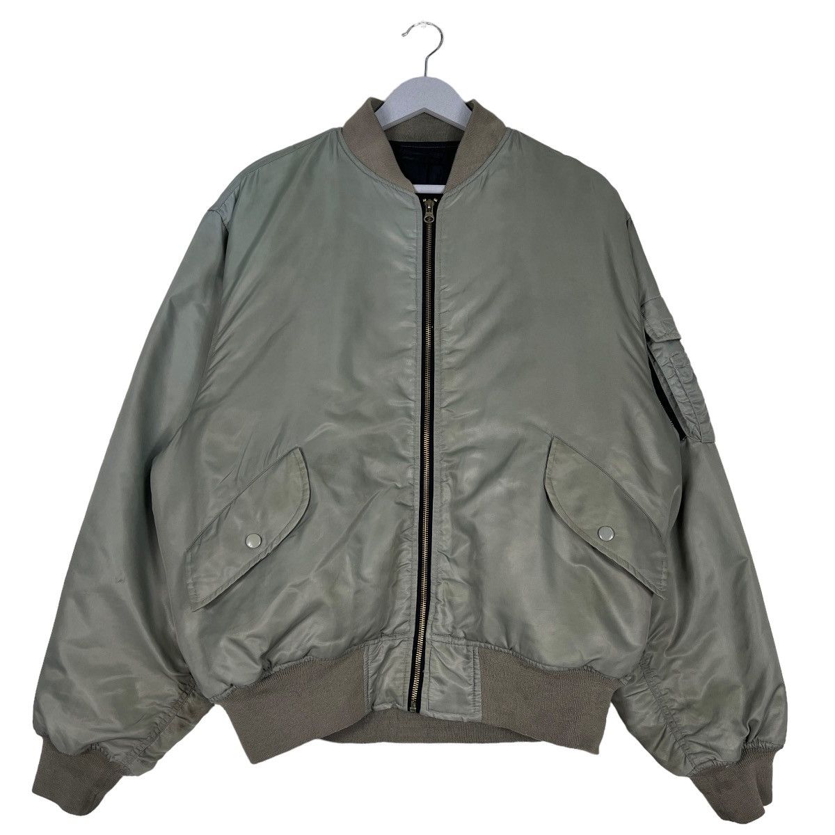 Japanese Brand 🔥 RIOT RIOT VINTAGE MA-1 BOMBER JACKET Size US L / EU 52-54 / 3 - 1 Thumbnail