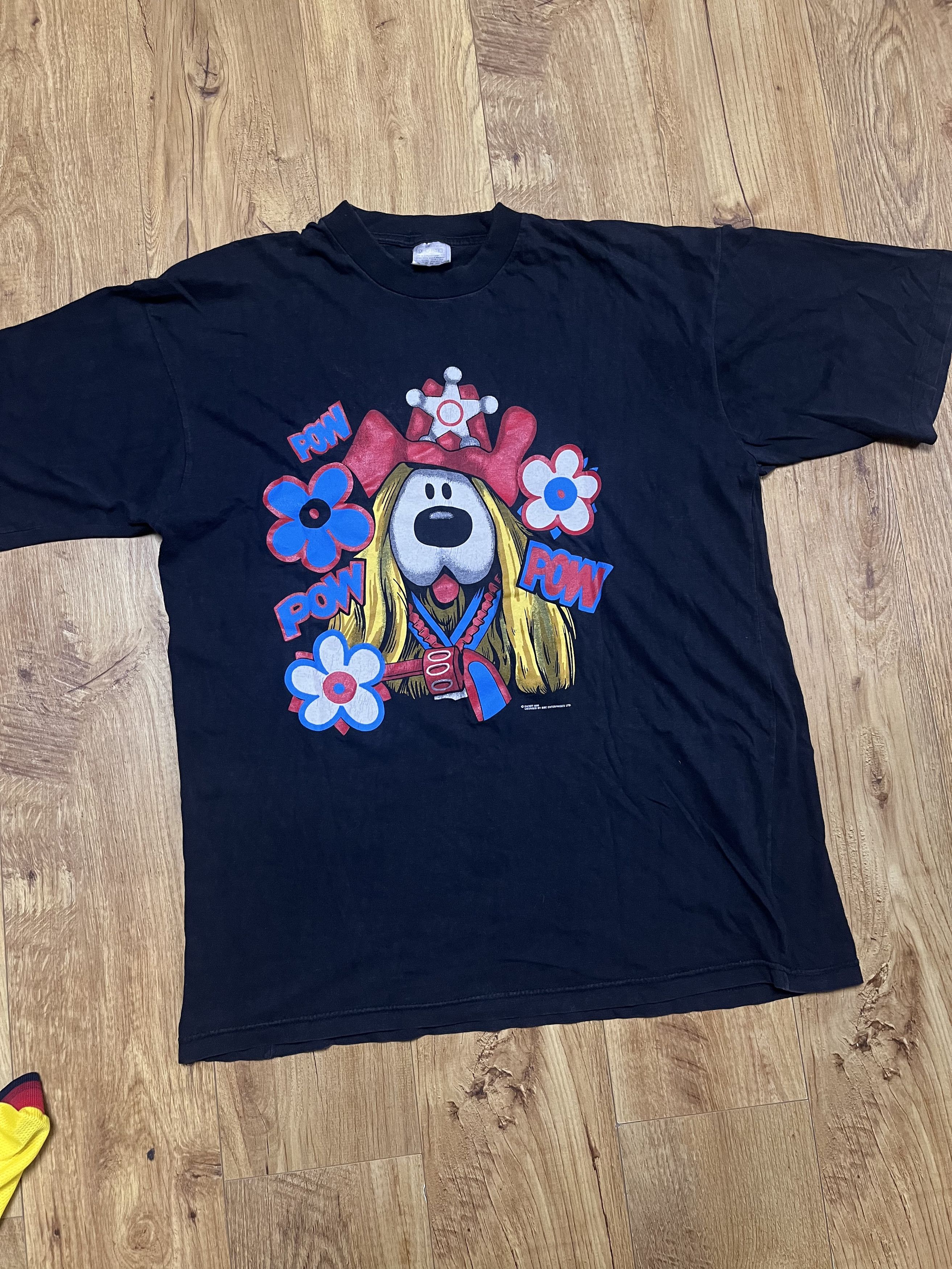 Vintage 1990 The Magic Roundabout Zebedee T-shirt Size US L / EU 52-54 / 3 - 1 Thumbnail