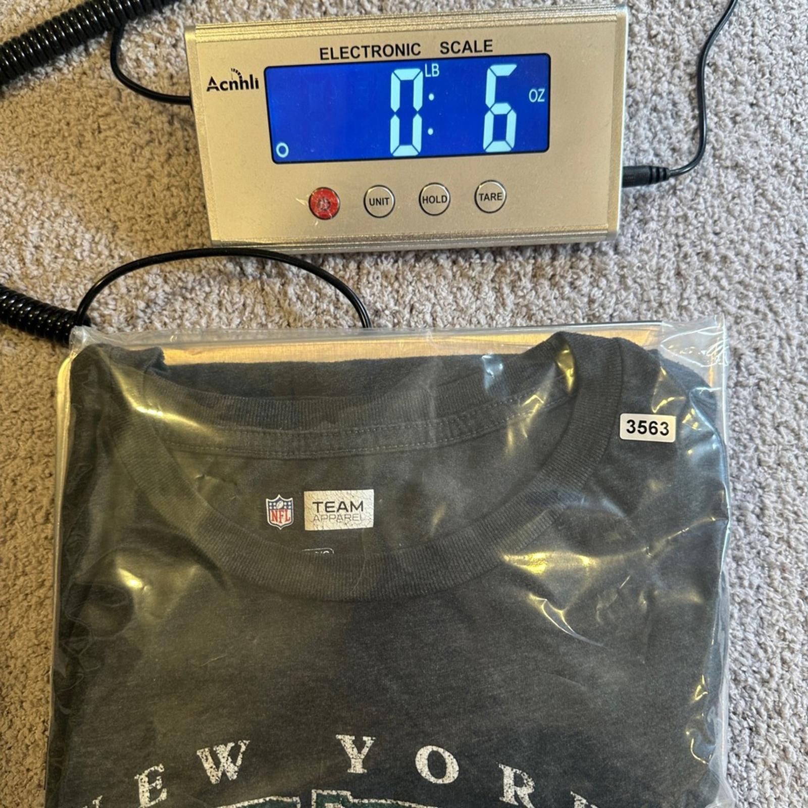 Other NFL New York Jets Team Apparel Men Gray Short Sleeve T Shirt Size US L / EU 52-54 / 3 - 6 Thumbnail