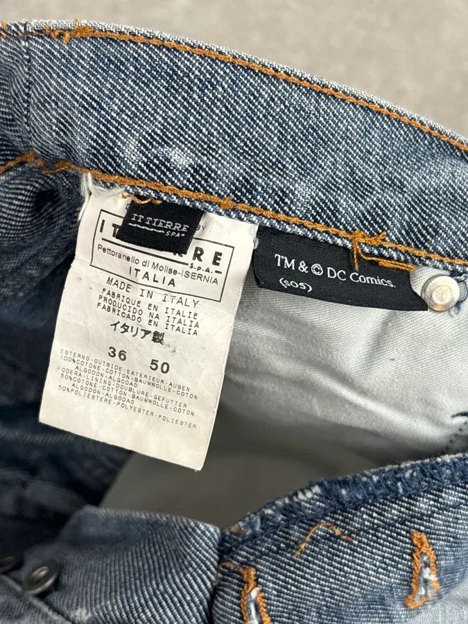Dolce & Gabbana SS2005 Dolce & Gabbana Light Blue Denim Distressed Superman Jeans Size US 32 / EU 48 - 13 Thumbnail