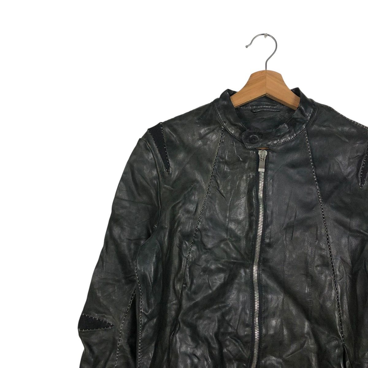 Incarnation 🔥VINTAGE GENUINE LEATHER BIKER JACKET INCARNATION Size US S / EU 44-46 / 1 - 7 Thumbnail