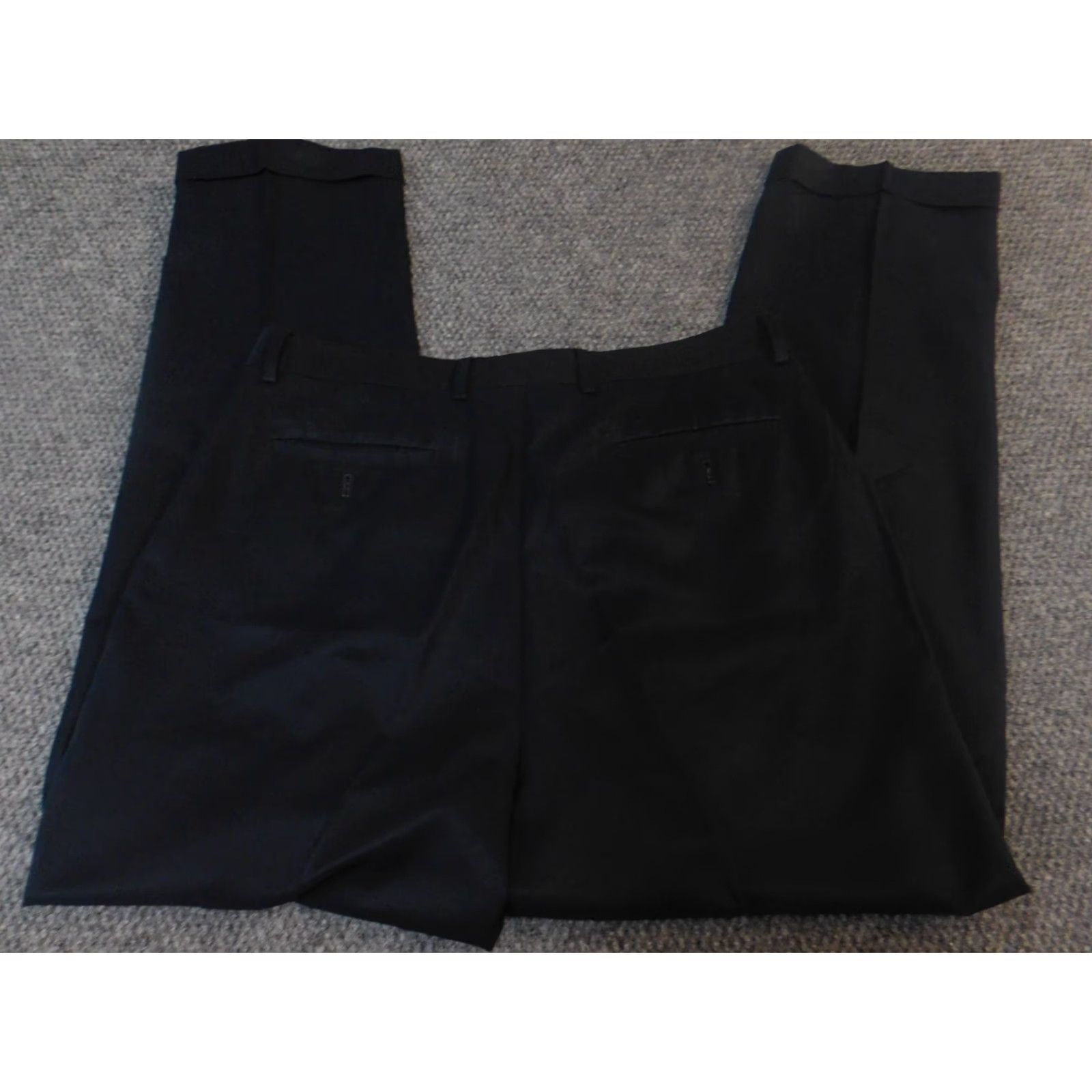 Vintage Alan Flusser Pants 36x34 blue straight regular Mens Pants Straight 34 Inseam 34 Blue Chino Modern Casual Pocket Size US 36 / EU 52 - 5 Thumbnail