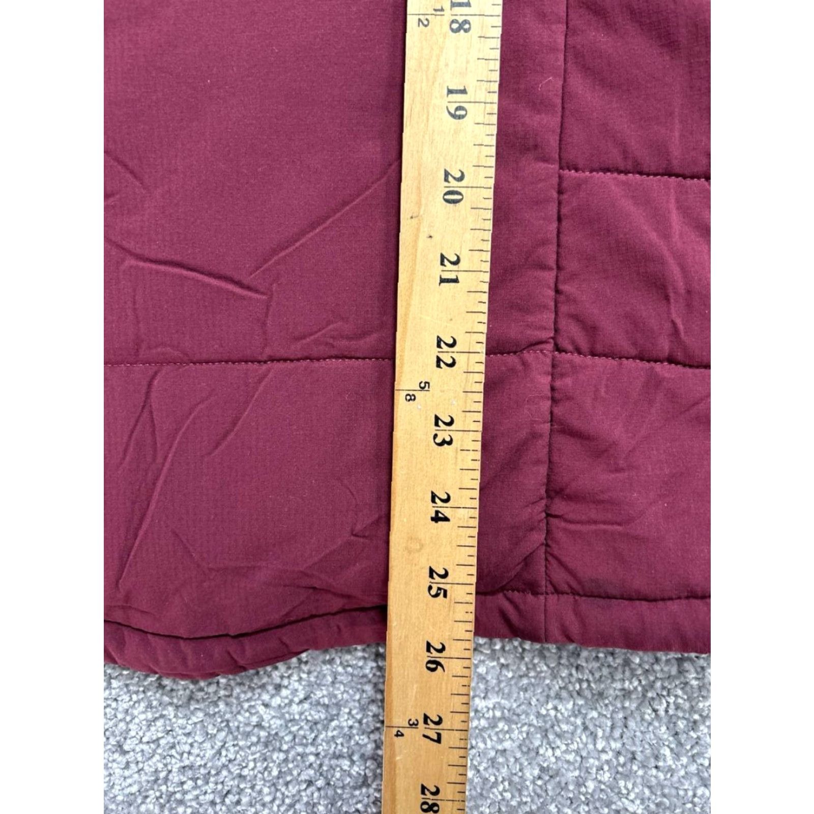 Vintage Backcountry Puffer Vest Womens Medium Red Full Zip Thermal Insulation Mock Neck Jacket Vest Size M / US 6-8 / IT 42-44 - 6 Thumbnail