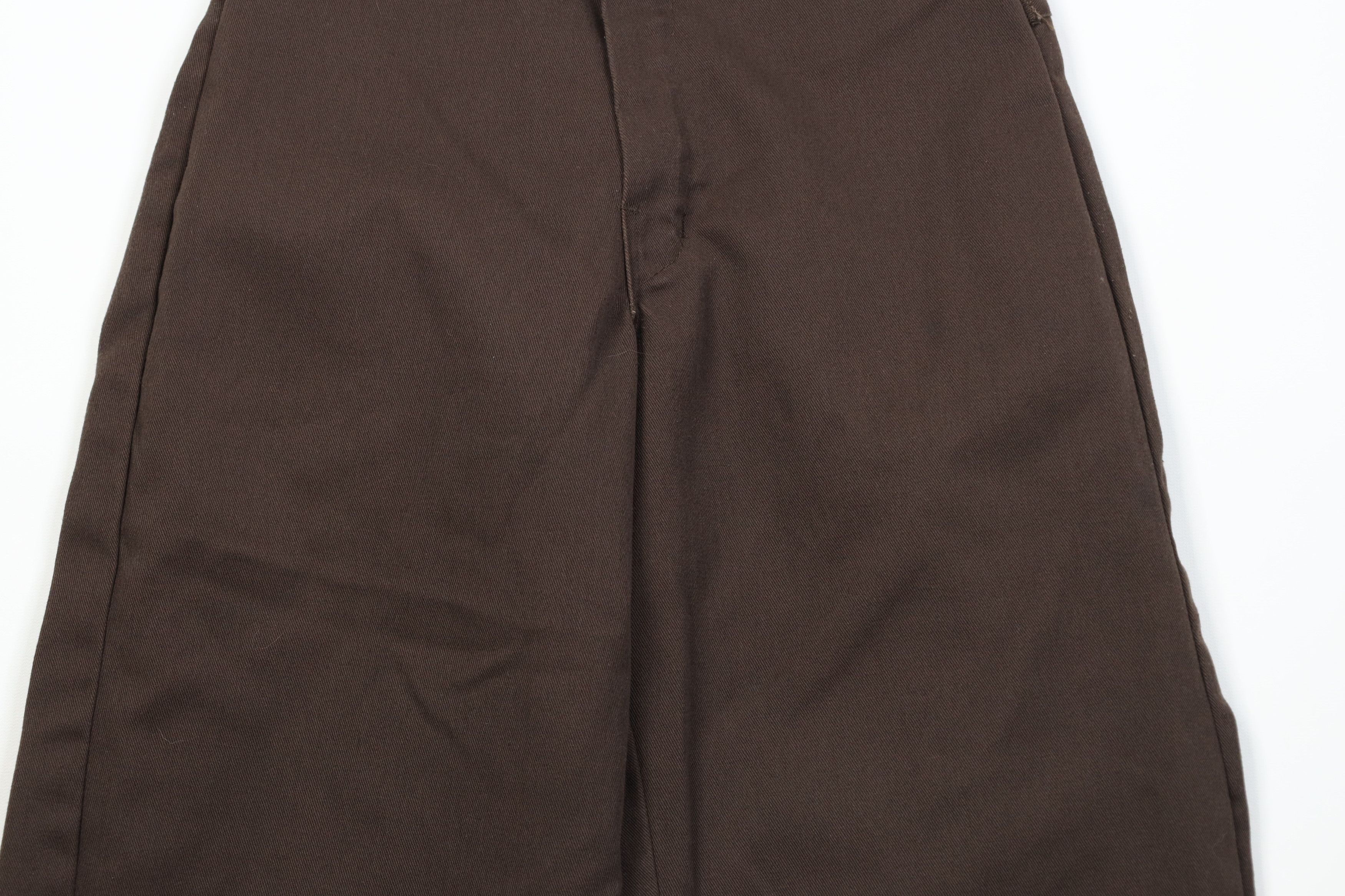 Dickies Vintage Y2K Dickies Hemmed Wide Leg Dungaree Pants Brown Size 25" / US 0 / IT 36 - 3 Thumbnail