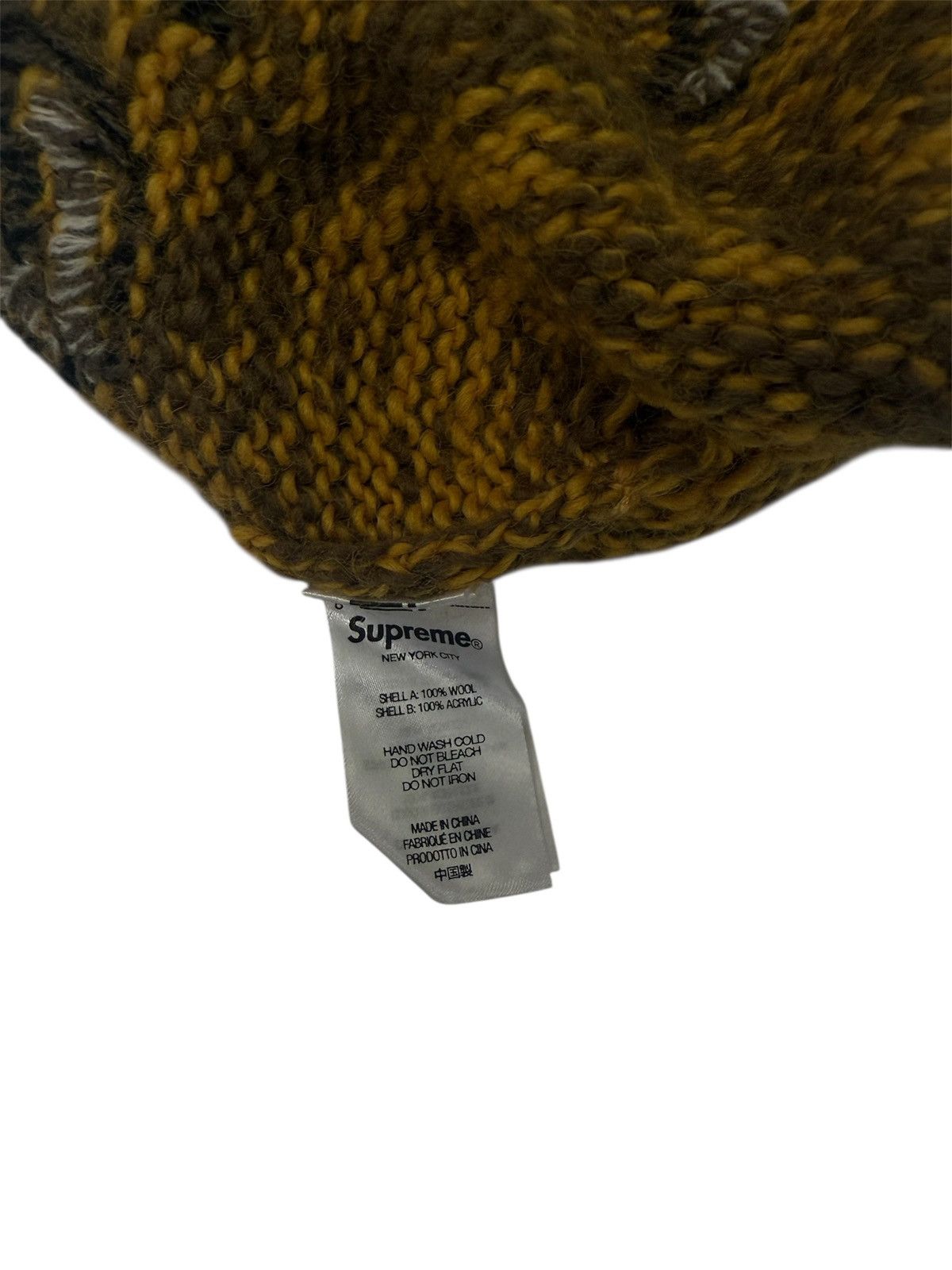 Supreme Supreme Twisted Beanie *Brown* Size ONE SIZE - 3 Thumbnail