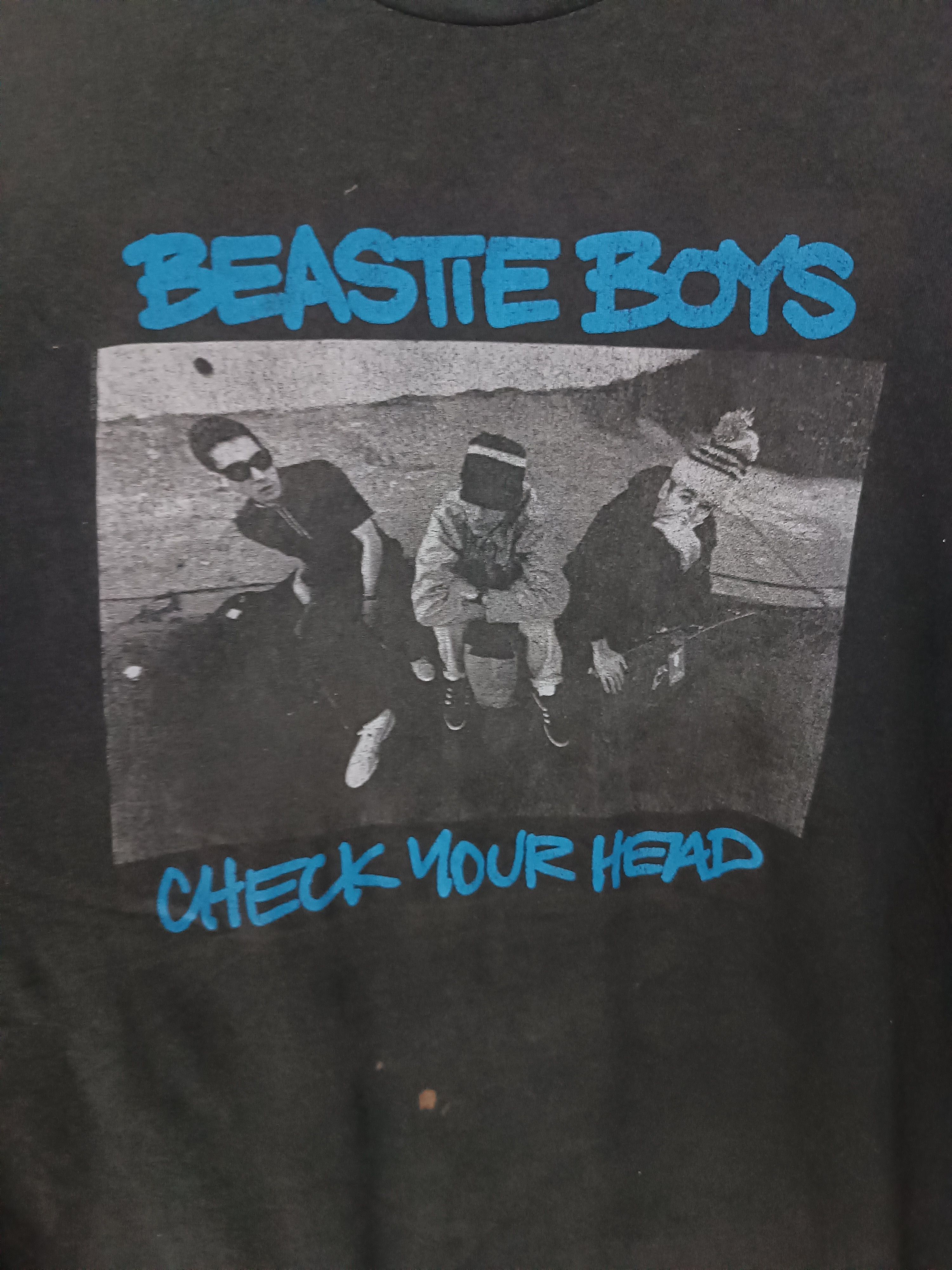 Rap Tees THRASHED FADED VINTAGE BEASTIE BOYS CHECK YOUR HEAD PUNK Size US XL / EU 56 / 4 - 10 Thumbnail