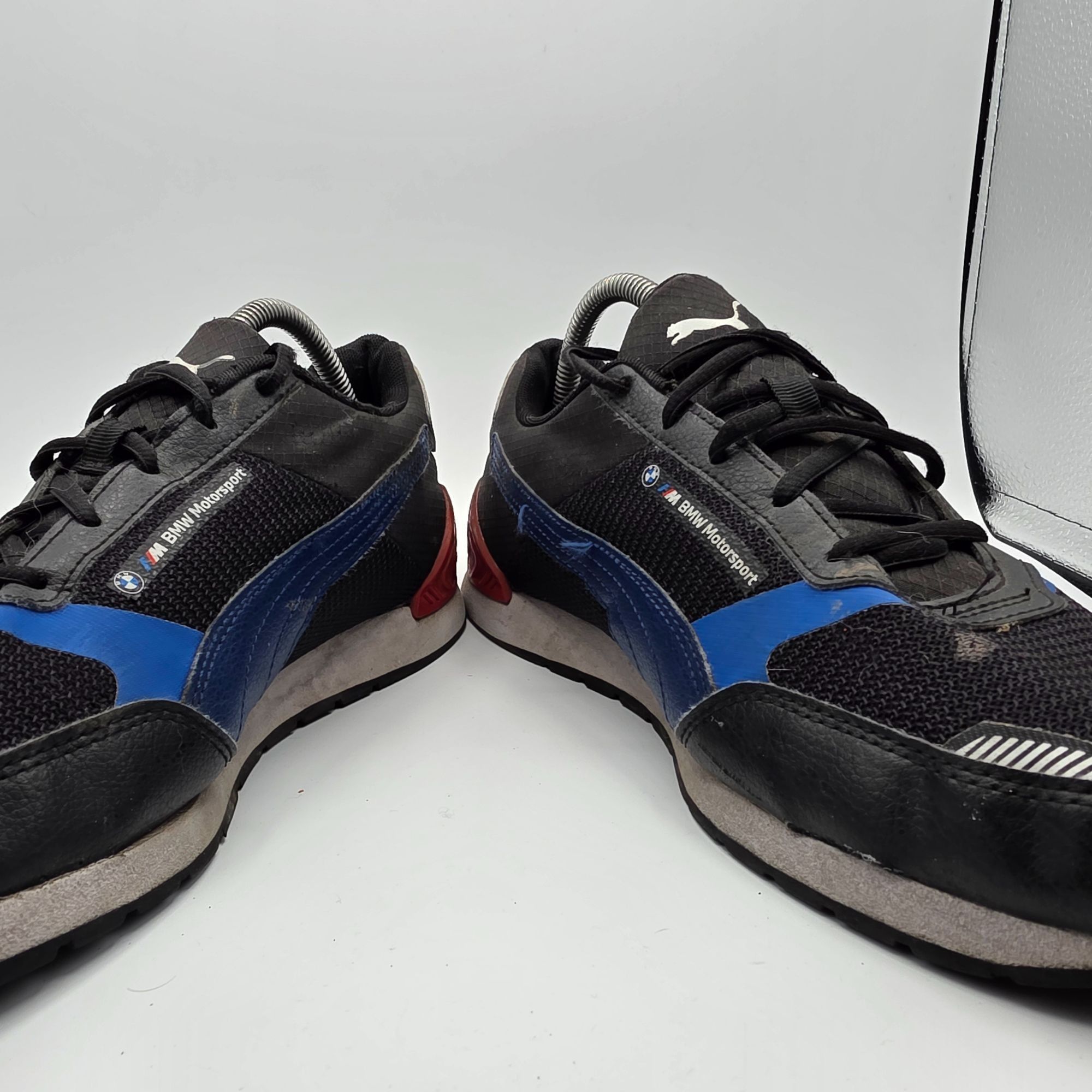 BMW × Puma Puma x BMW Motorsports Track Racer Mens Size 9.5 Black Blue Size US 9.5 / EU 42-43 - 3 Thumbnail