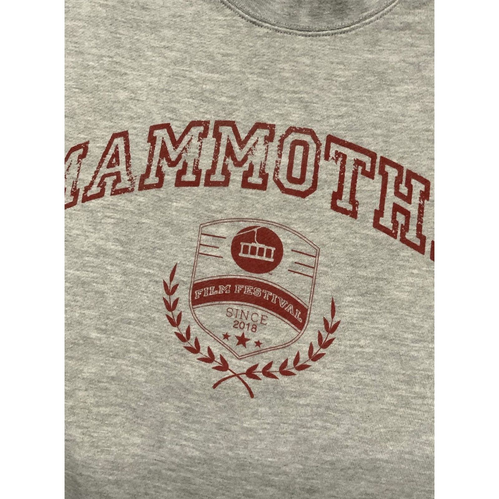 Vintage Mammoth Lakes MammothFF Film Festival Heather Gray Fleece Crewneck Sweatshirt XL Mens Gray Pullover Crewneck Sweatshirt XL Size US XL / EU 56 / 4 - 6 Thumbnail