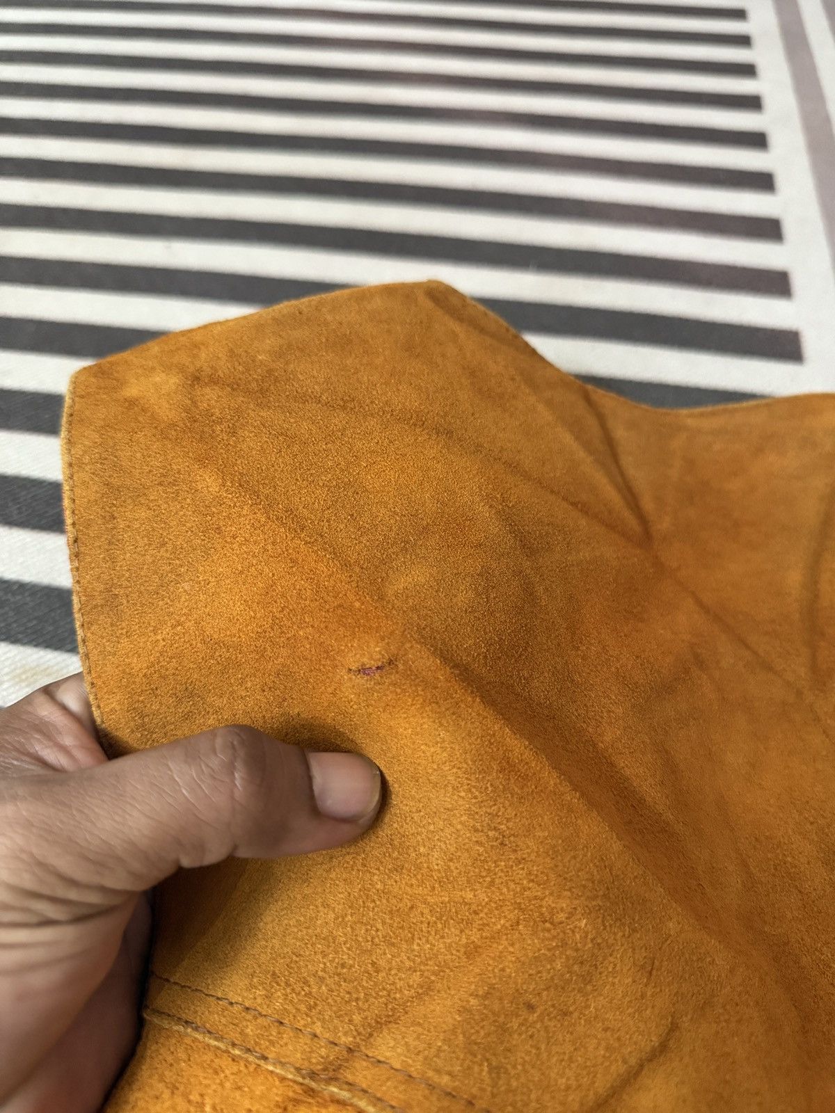 Genuine Leather 🔥🔥🔥ARCHIVE VTG STEER SUEDE LEATHER VEST Size US M / EU 48-50 / 2 - 14 Thumbnail