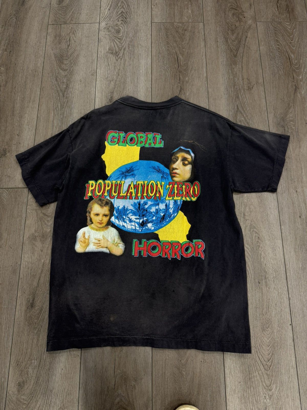 Saint Michael Saint Michael Earth T-Shirt Size US M / EU 48-50 / 2 - 2 Thumbnail
