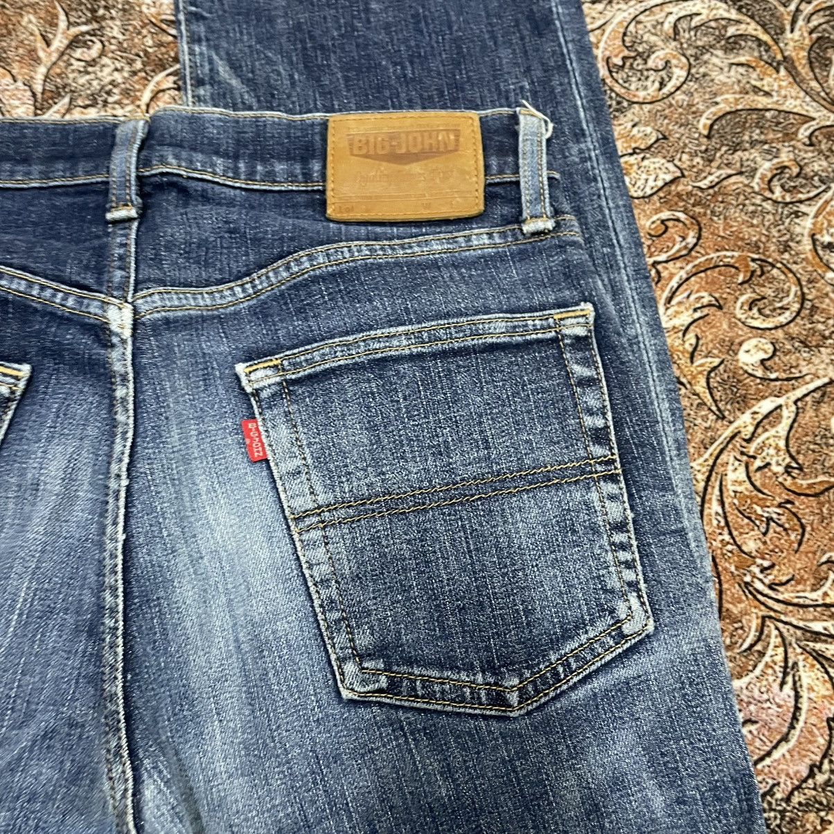Big John 🔥Vintage Big John Stoned Washed Distress Denim Jeans Size US 29 - 15 Thumbnail