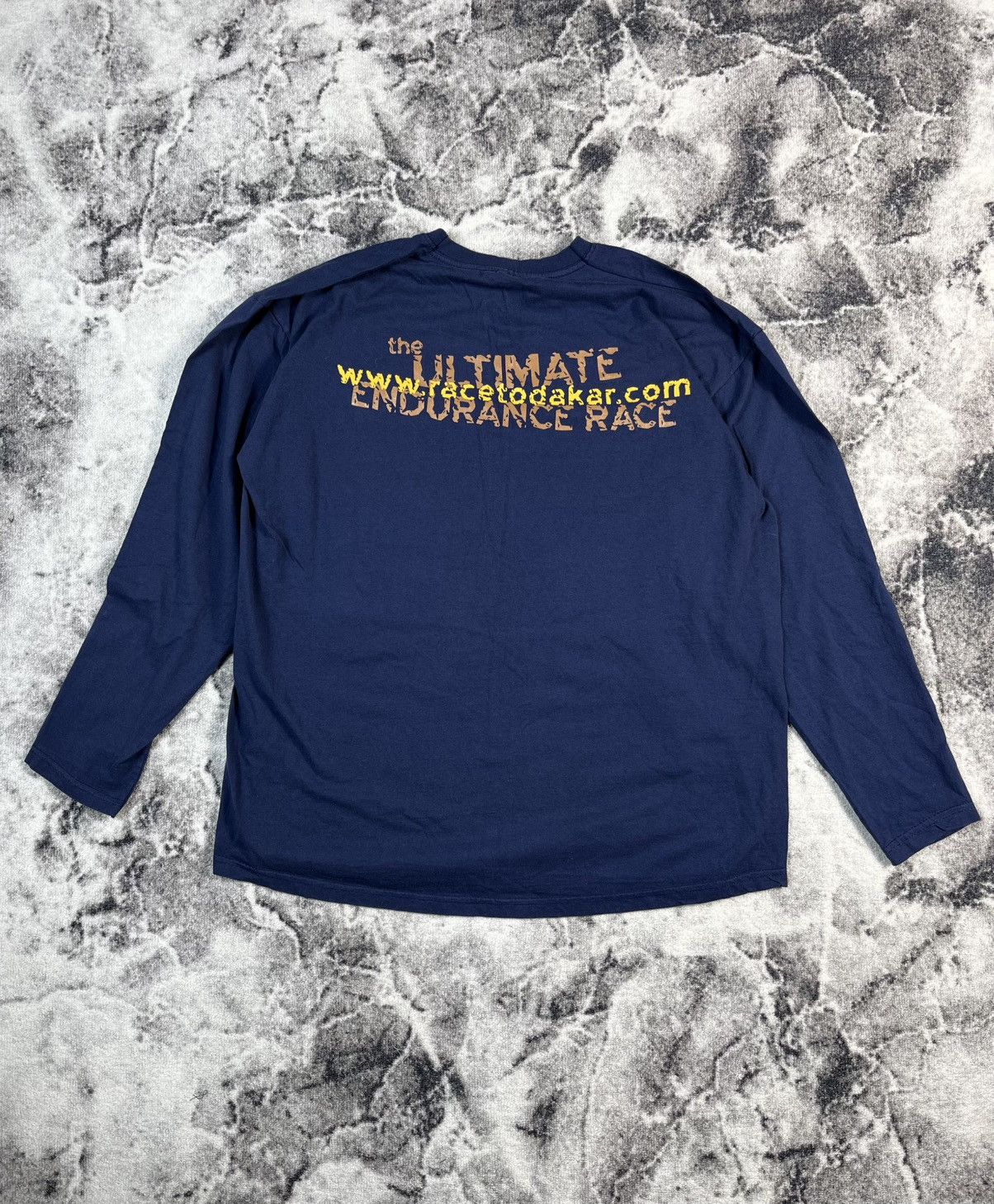 BMW BMW Race Dakar Long Sleeve Tee Blue XL Vintage Style Size US XL / EU 56 / 4 - 7 Thumbnail