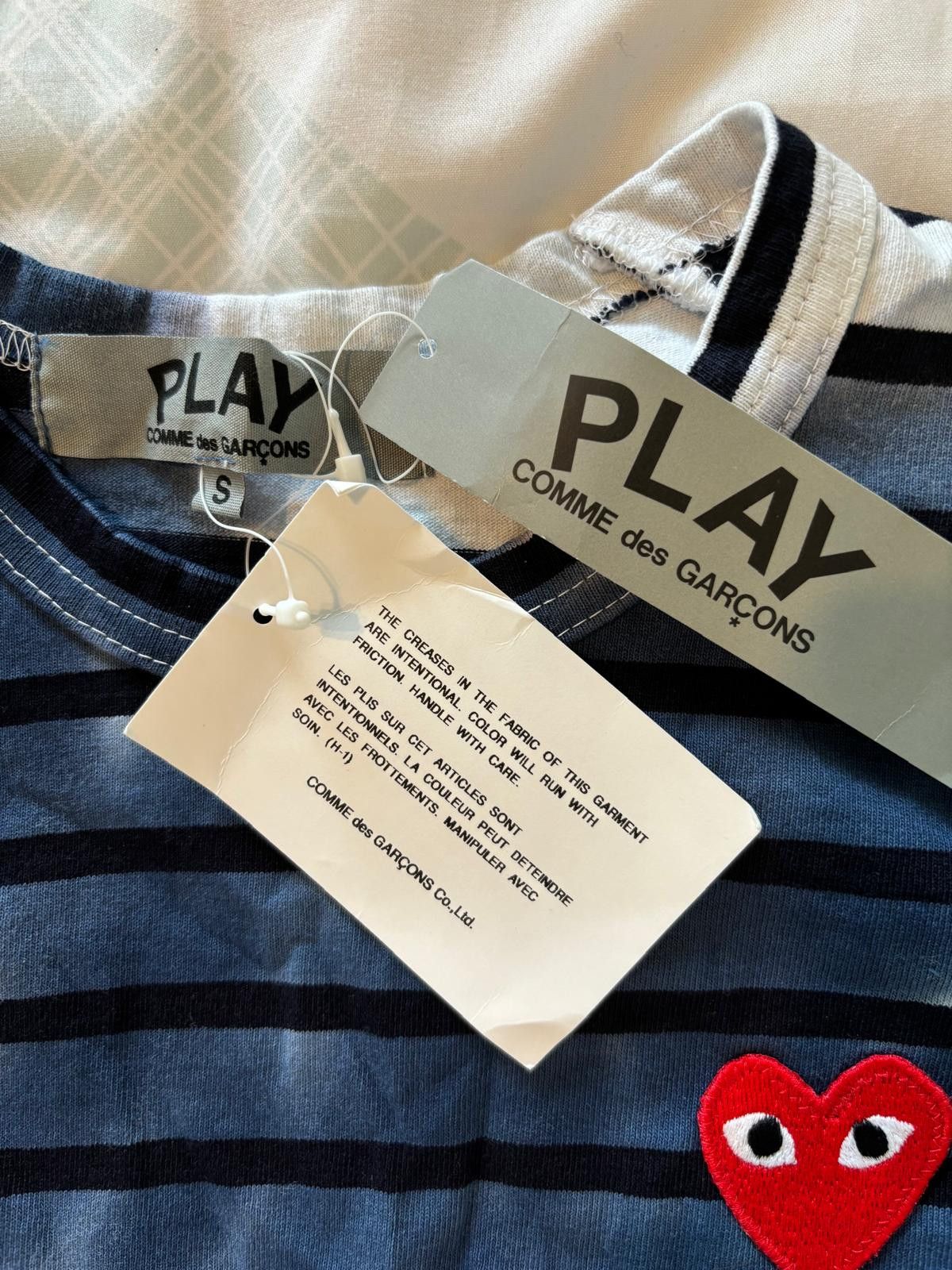 Comme des Garcons PLAY Comme des Garçons PLAY Tie-Dye Striped Long Sleeve, NWT, S Size S / US 4 / IT 40 - 3 Thumbnail