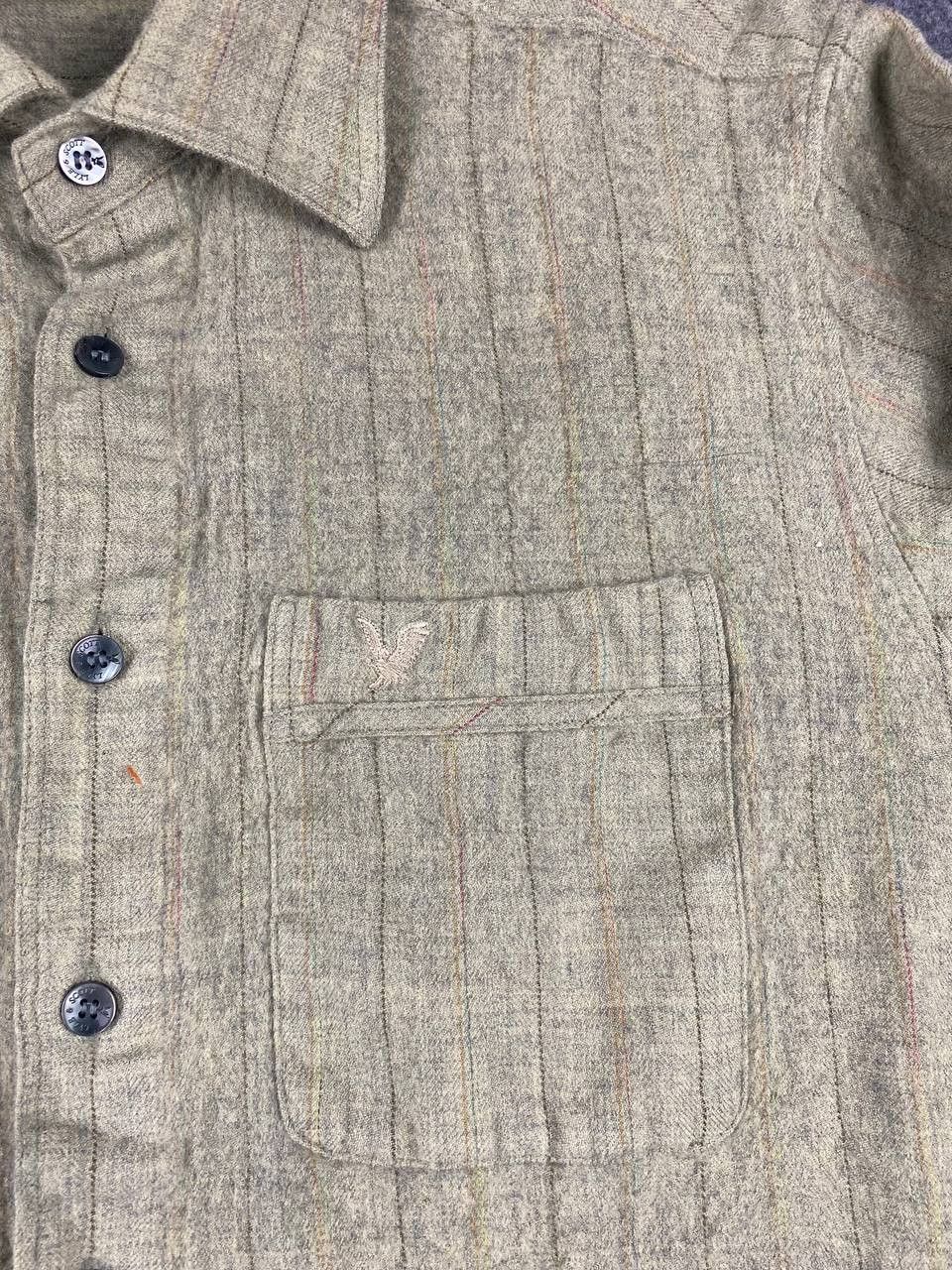 Flannel vintage lyle & scott wool flannel shirt nice design Size US L / EU 52-54 / 3 - 3 Thumbnail