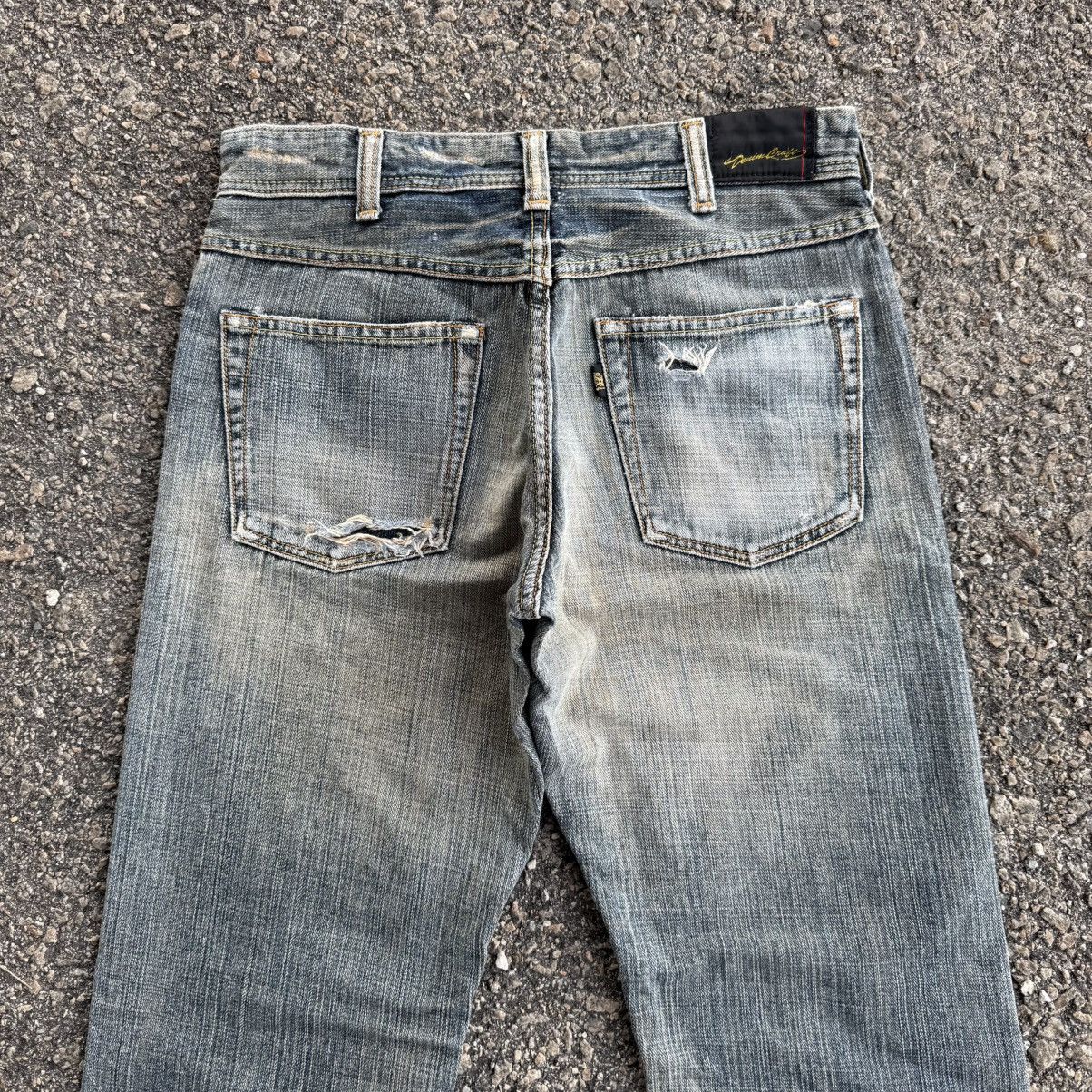 Jean VINTAGE RUSTY DENIM CRAFT FLARE JEAN DENIM PANTS Size US 32 / EU 48 - 10 Thumbnail